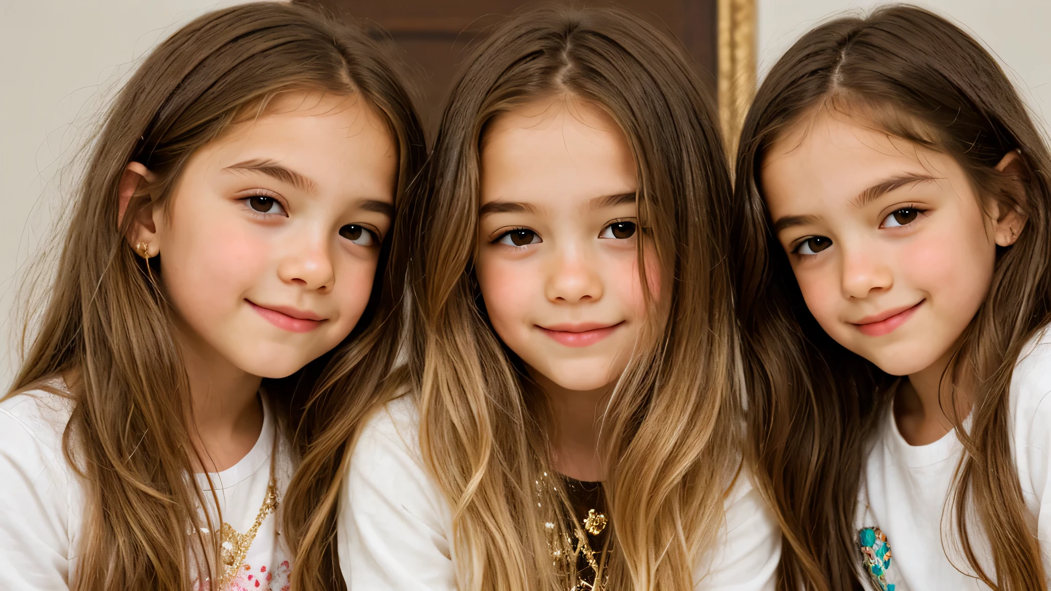 KIDS BLONDIES LONG HAIR close up, beautiful gold saint, gold.