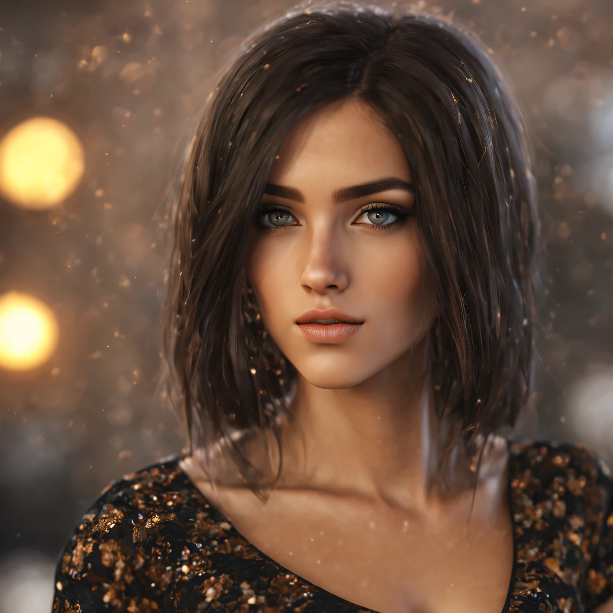 3d, 1 beautiful girl portrait, solo, ultrahigh detail, UHD, 8k wallpaper, octane render, focus