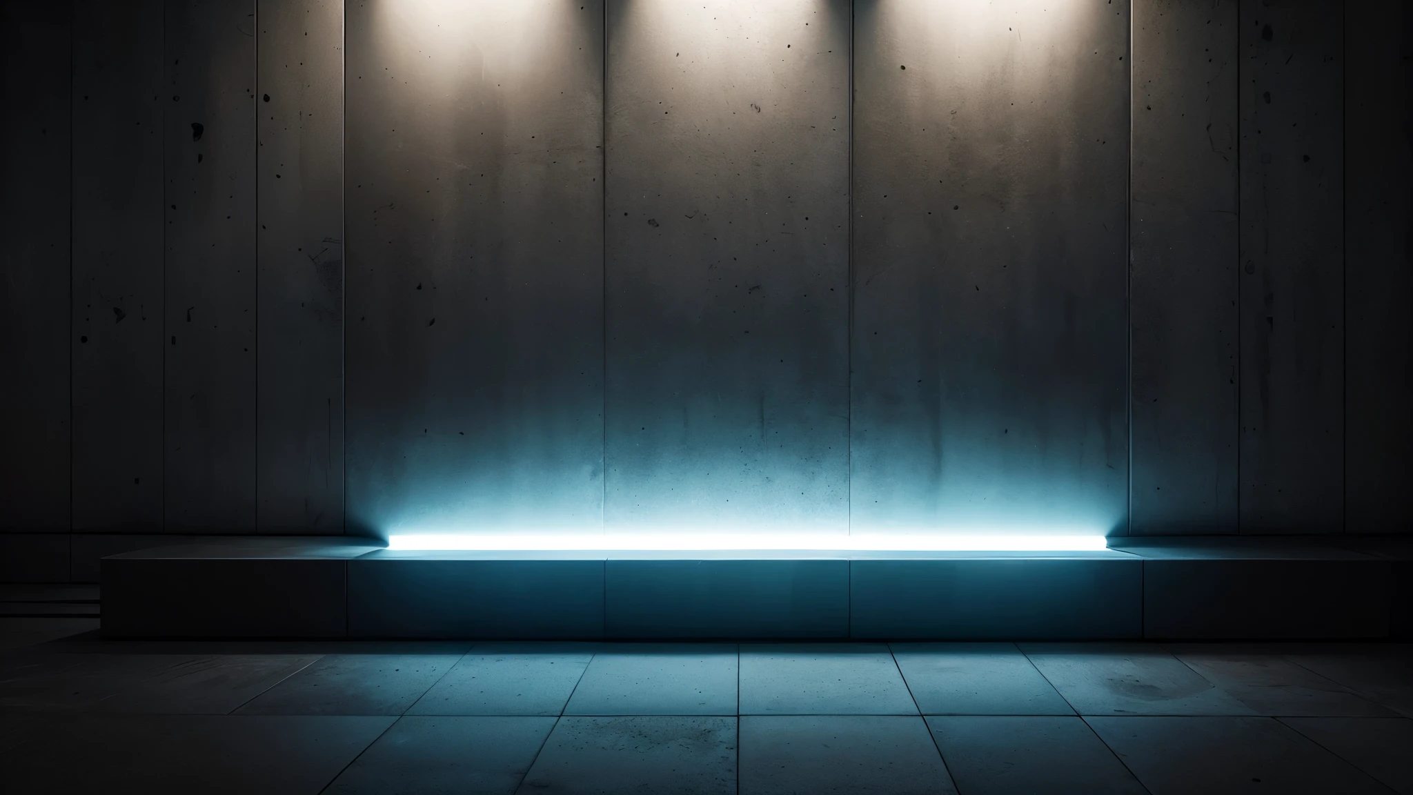 Create Dark Image of a Wall with LED Effect and no people