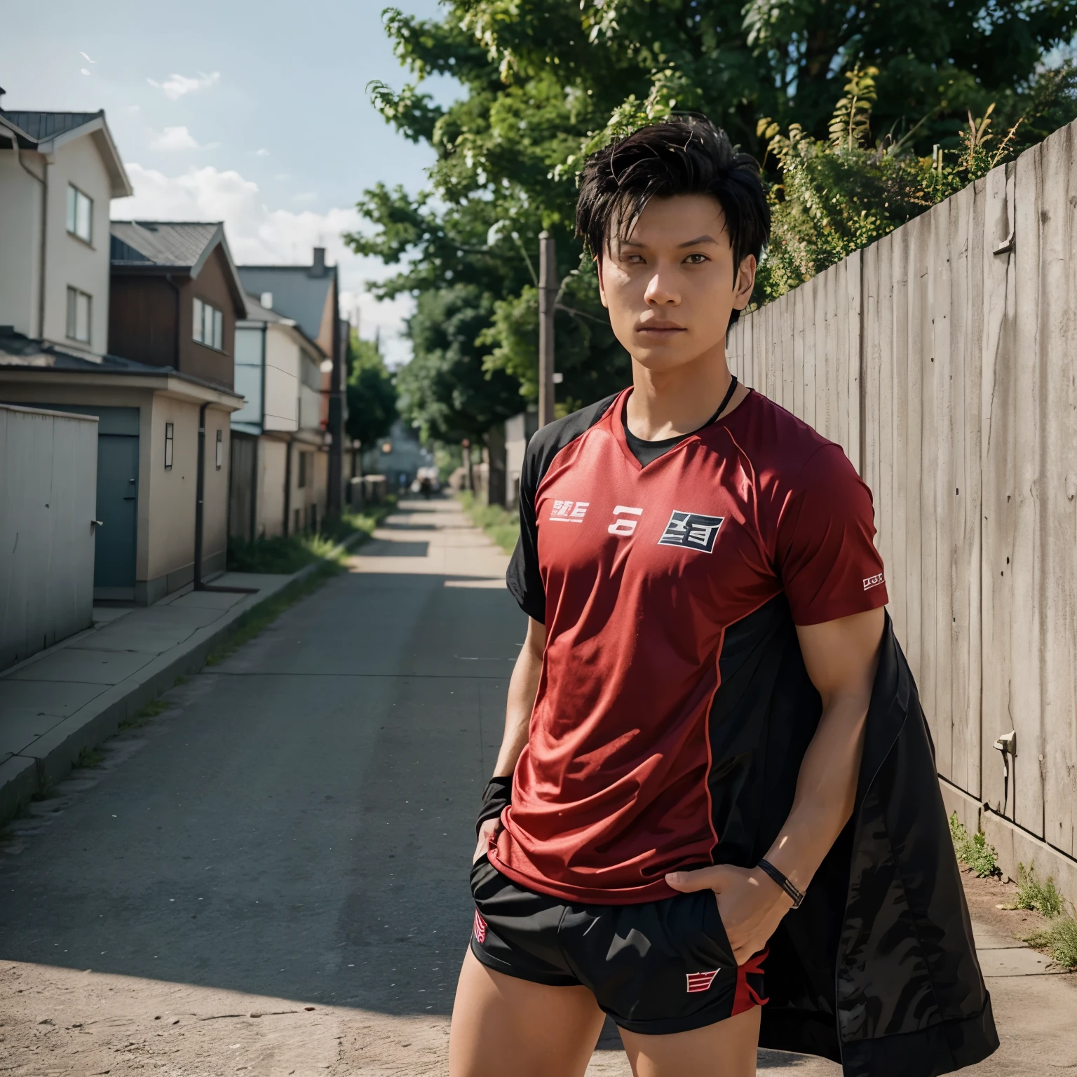 Erstelle Kuroo Tetsuro aus Haikyuu in realistisch