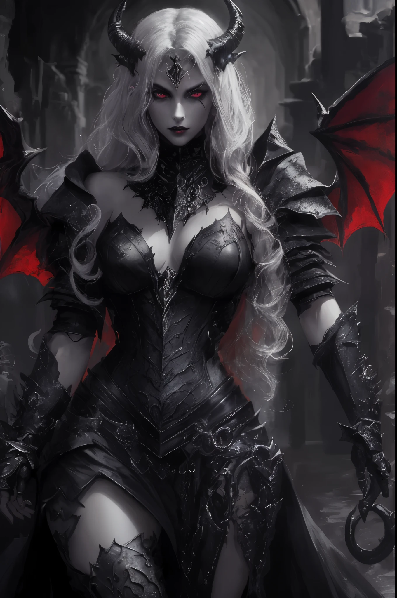 arafed woman in a black outfit with horns and a dragon, succubus | medieval, dark fantasy style art, in style of dark fantasy art, dark fantasy art, beautiful succubus, gothic fantasy art, female vampire warrior, dark elf, dark fantasy style, dark fantasy digital art, beautiful dark elf countess, beautiful elegant demon queen, fantasy dark art