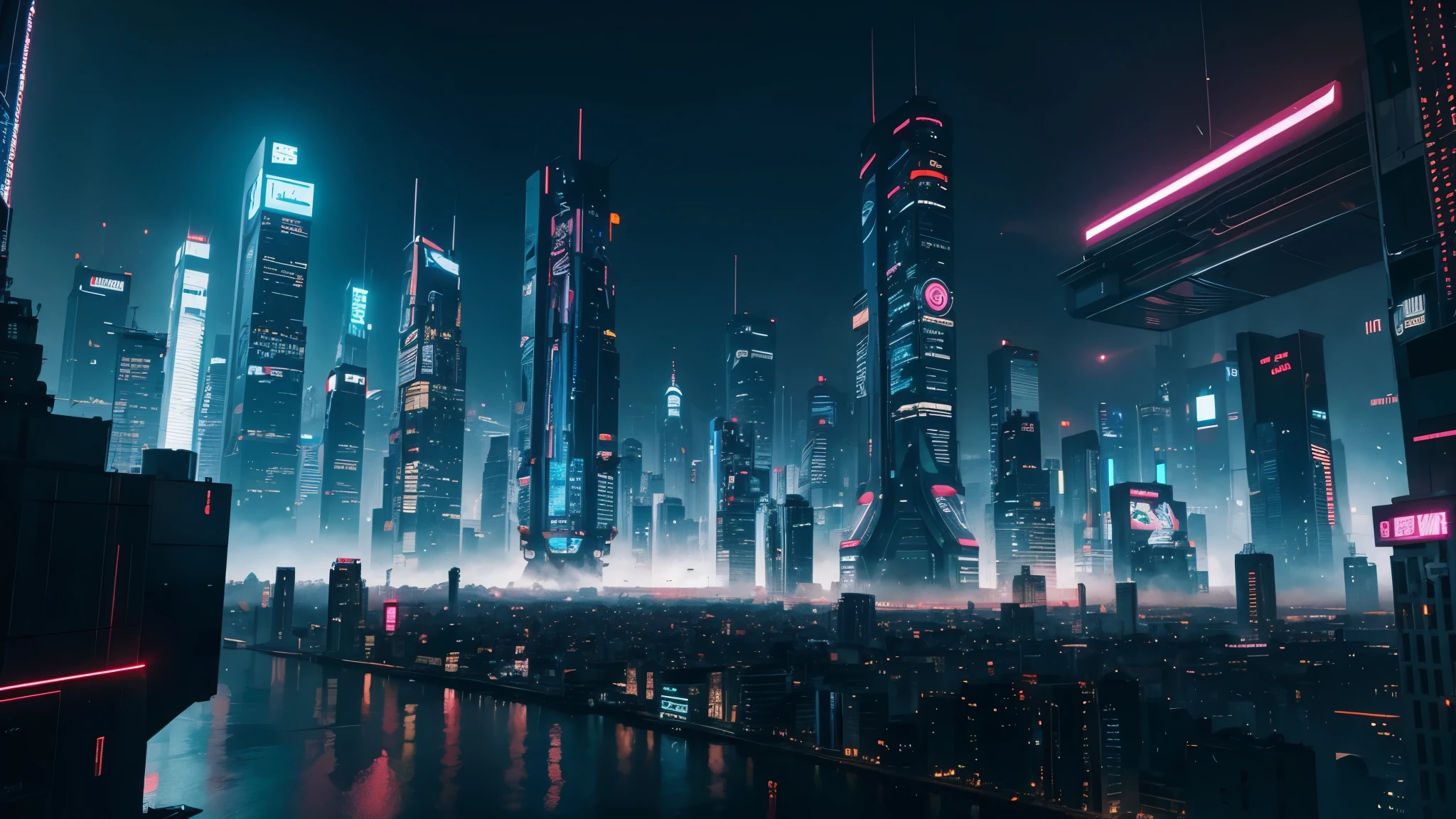 cyberpunk city