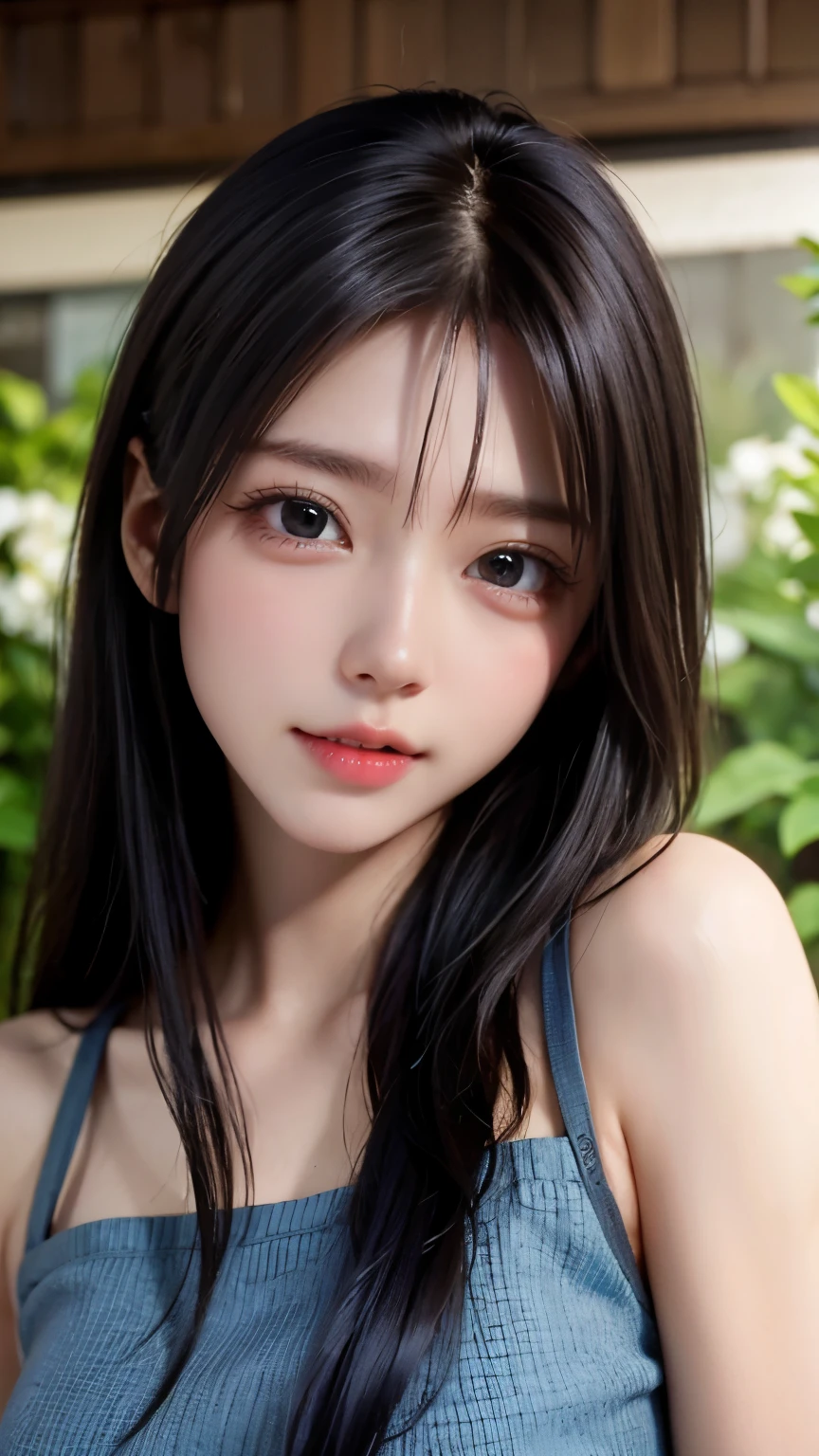 ​masterpiece、1 beautiful girl、A detailed eye、Puffy eyes、top-quality, 超A high resolution, (Realisticity: 1.4), cinematlic lighting、Asian Beauty、Korea person、Super beauty、Beautiful skin、A slender、The body is facing forward、(A hyper-realistic)、(hight resolution)、(8K)、(ighly detailed)、(beautifully detailed eyes)、(ultra-detailliert)、 (wall-)、A detailed face、Bright lighting、profetional lighting、looking at viewert、Facing straight ahead、Black knitwear、oblique bangs、nighttime scene、Brown hair、age19、tall,