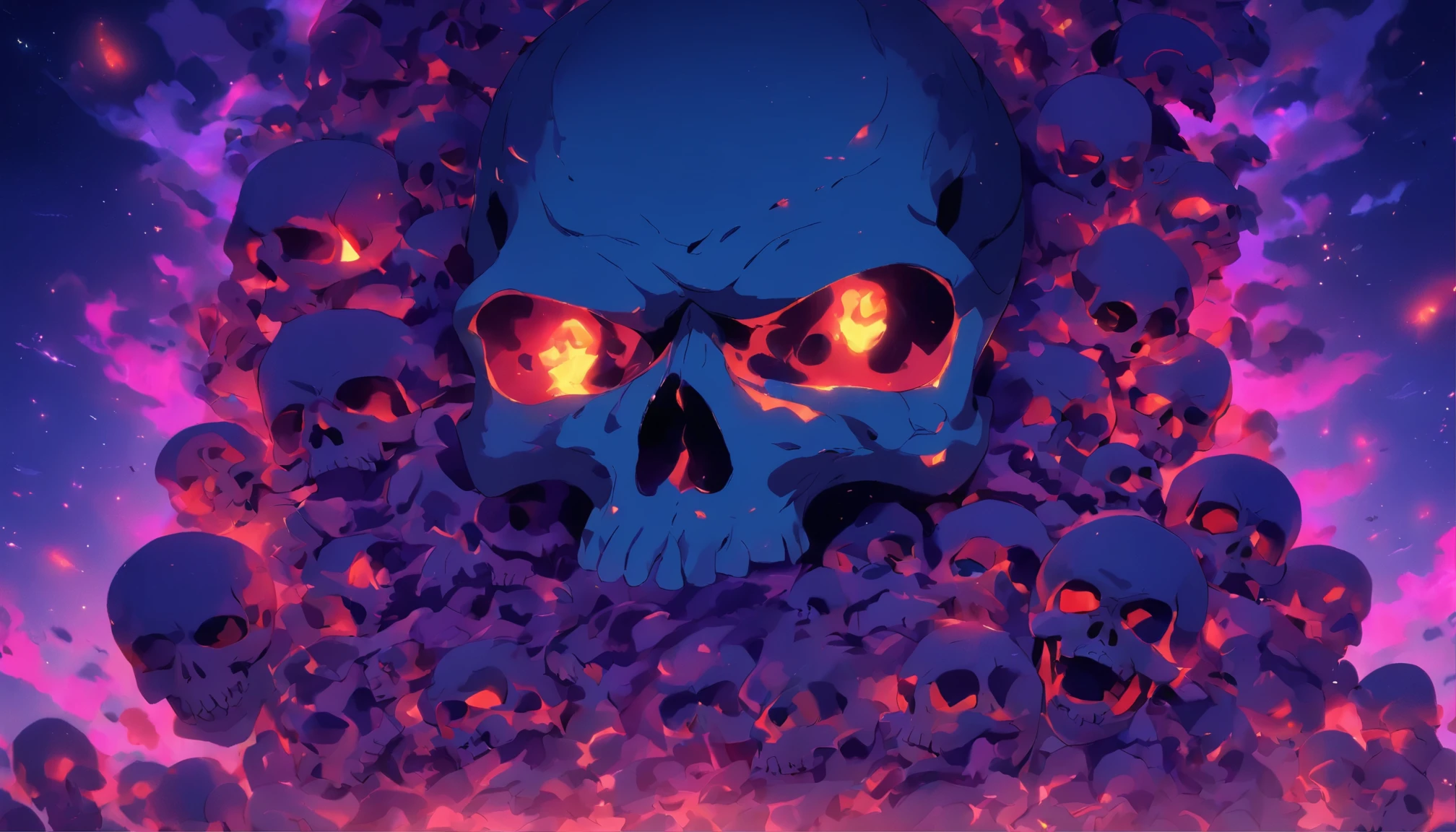A skull of calcinah and bra
