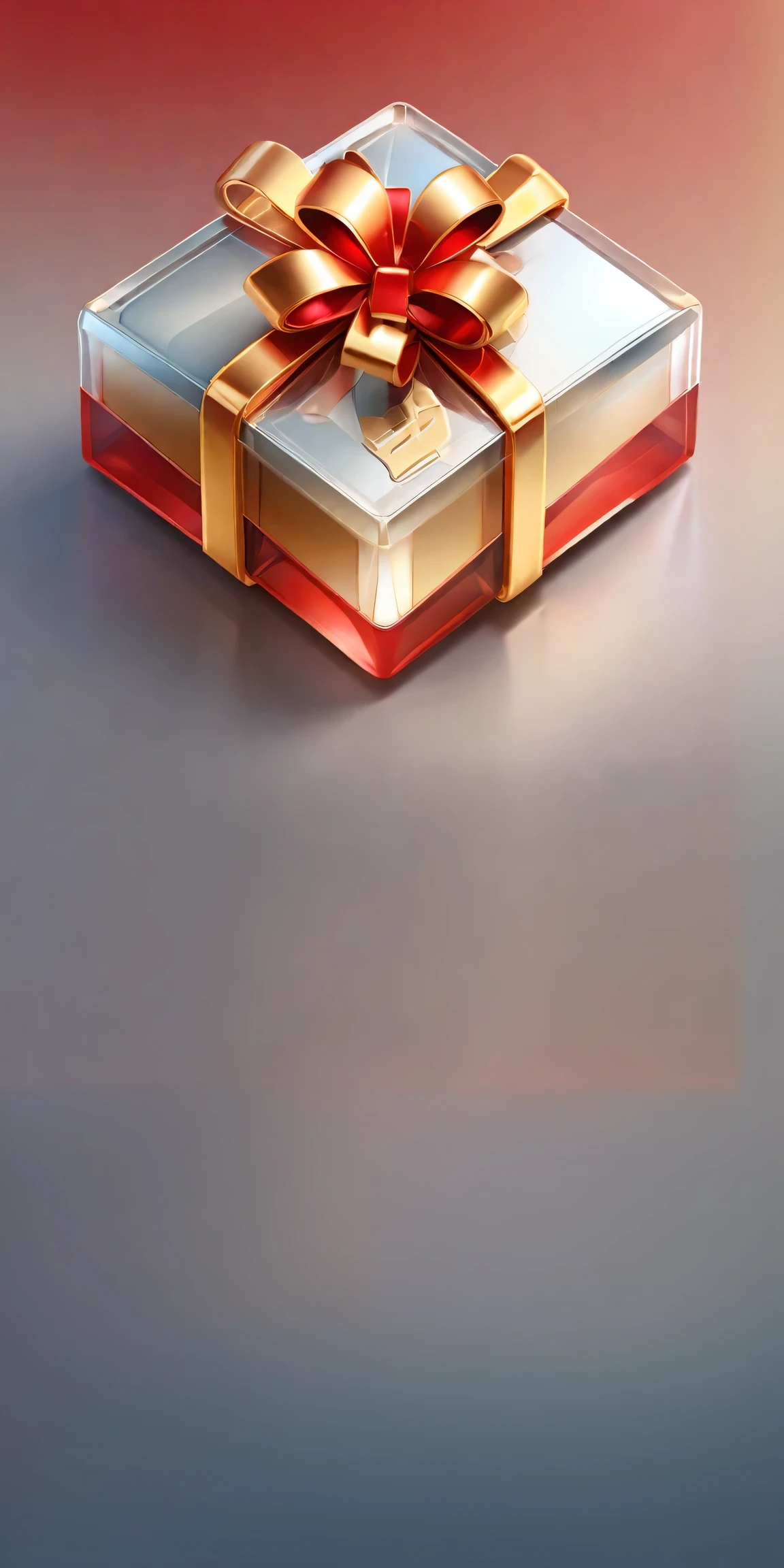 There is a small gift box,There is a golden bow on it, Gift, Gift, Loot boxes, photorealistic illustration, Vector illustration, giving Gift to people, rendering art, shining numbers, background artwork, rendered illustration, 拿着Gift, Concept map, 8k high quality detailed art, Very realistic, item art, Concept map, realistic pictures, Very realistic