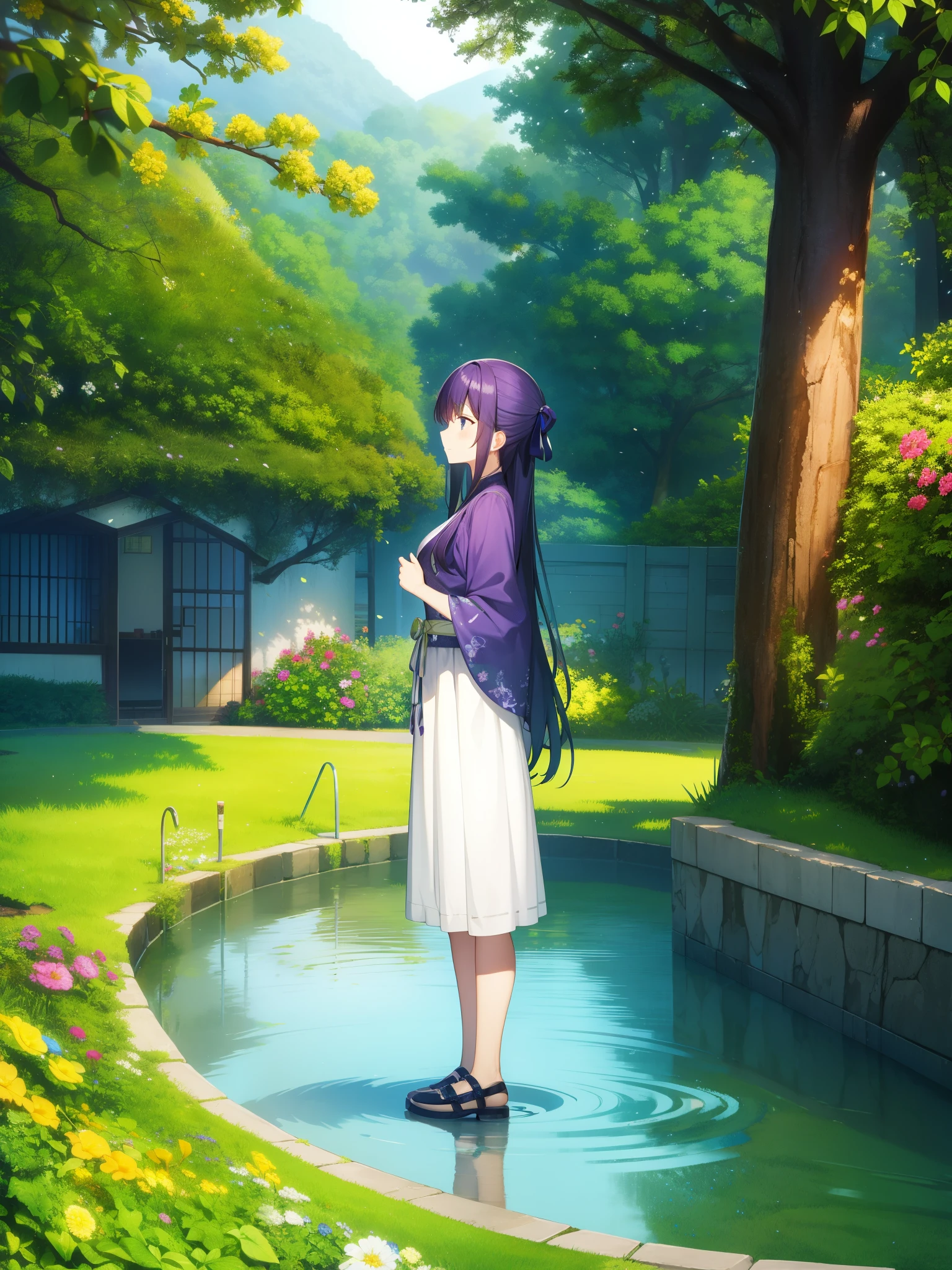「green、green、purple」The world of、The power of nature spreads in color。greenは澄み渡った水の姿を象徴し、Its deep calm and flowing transparency envelops everything.。Water is the source of life.、このgreenの領域では清らかな泉や静かな湖、A mighty river is breathing。greenは生命の息吹と風の優しさが一体となったものを表しています。The lush posture of plants waving in the wind、新greenや森の神秘的な雰囲気が広がります。greenの領域では、A magnificent story woven by the ecosystem unfolds.、Every time the wind gently touches the trees and flowers々sings、A dancing appearance is spreading.。purpleは神秘と危険が入り混じった色彩で、There is a duality of poison in it.。purpleの領域は美しさと共に警戒心を呼び覚まし、Mysterious creatures and strange plants take root、Contains poisonous power。Anyone who steps into this area must be cautious.、purpleの中には冒険と危険が交錯する秘密が隠されています。These three colors are intertwined、harmony and conflict、Mystery and adventure coexist「green、green、purple」The world of、The diversity and wonder of nature are intricately intertwined.、Continual surprises and discoveries await those who explore.。
Waiting to start