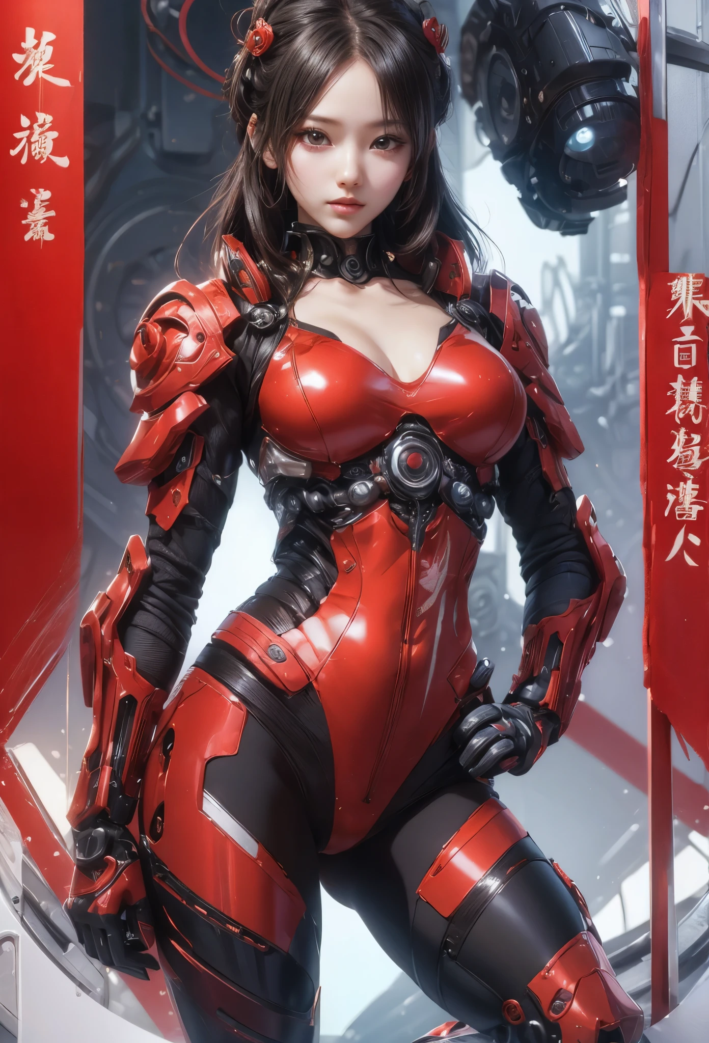 ((Highly accurate drawing in every detail)Extremely precise depiction)[High resolution],(detailed illustrations,とてもfineで緻密な描画,Delicate drawn lines with tempo,Realistic texture expression),[color traced main line],[Briefing Room Background],([HENTAI] ANIME (ChineseGirl (beautiful) Cyborg 15 years old) [short hair]) SKINNY [[effort]] Machine thighs [Built-in V8 engine:0.3],(Red tight dress) ([panda] Translucent rubber inner),[[Silver coating:0.5]],(science fiction mechanical [Bioengineering]),(複雑でbeautiful装飾 [Dense detail]),(きめ細やかでbeautiful肌表現 [transparency]),((Precisely drawn eyes))[完璧な目のdetailed((宝石のようなbeautiful瞳)Iris drawn in precise detail)[clearly drawn pupils]],[eyes light[Pinpoint lighting for the eyes]],[長くてbeautiful睫毛],[precisely drawn hair [美しく艷やかな髪のdetailed]],(完璧な手のdetailed [破綻のないbeautiful指 [beautiful nails]]),(perfect anatomy(perfectly balanced proportions))[[full body portrait]],[[Design built to the highest level]][ideal color coordination(Accurate simulation of light and material interactions)],([Precision Detail](detailed,高fine)),[Visual art that tells a story],((highest quality)fine[[High density drawing]])(4K Quality).