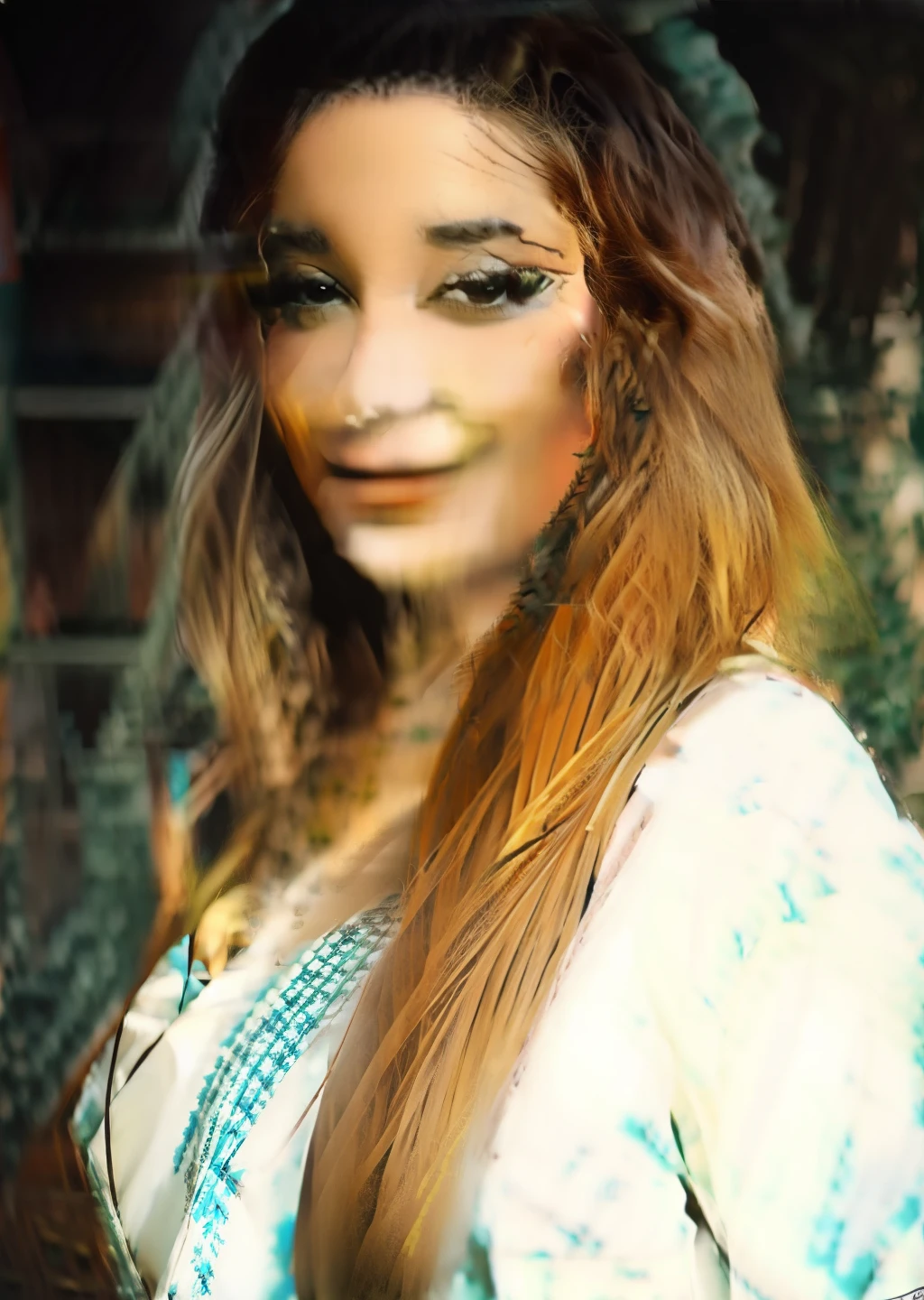 annitheduck, Cheveux longs, (8K, Photo brute, best quality, chef-d'artwork:1.2), (Realistic, photo-Realistic:1.37), best quality, ultra high resolution, ultra-detailed in the streets of Casablanca
