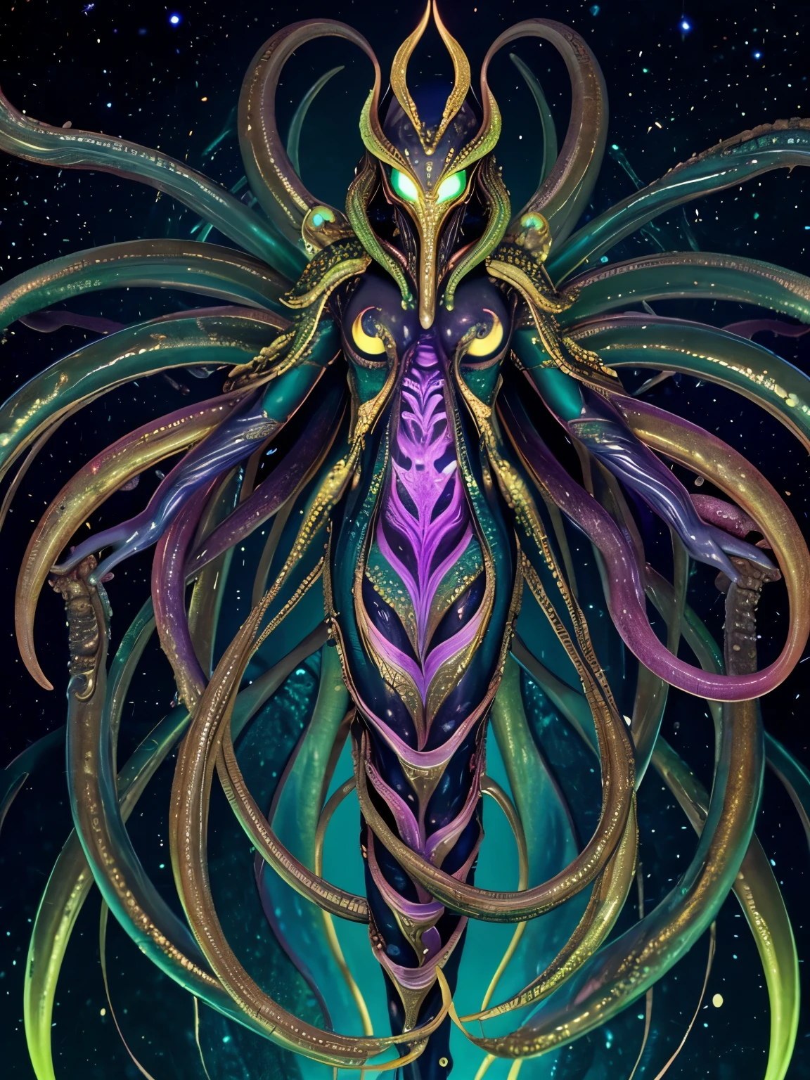 {NEO GOD}{an alien}{Chemicals}{Deities}{vhorrified}{Deities々Right}{Beautiful shape}{an oil painting}{hight resolution}{devastated}{Buddha}{Rainbow flesh}{Ultimate form}{Another dimension}{kosmos}{mistic}masterpiece , best quality , ultra-detailed{cthulhu mythos}{goddes}{MuCoi}{mucous membrane}{tentaculata}{worm}{Nyarlathotep}{High Quality}{symmetry}