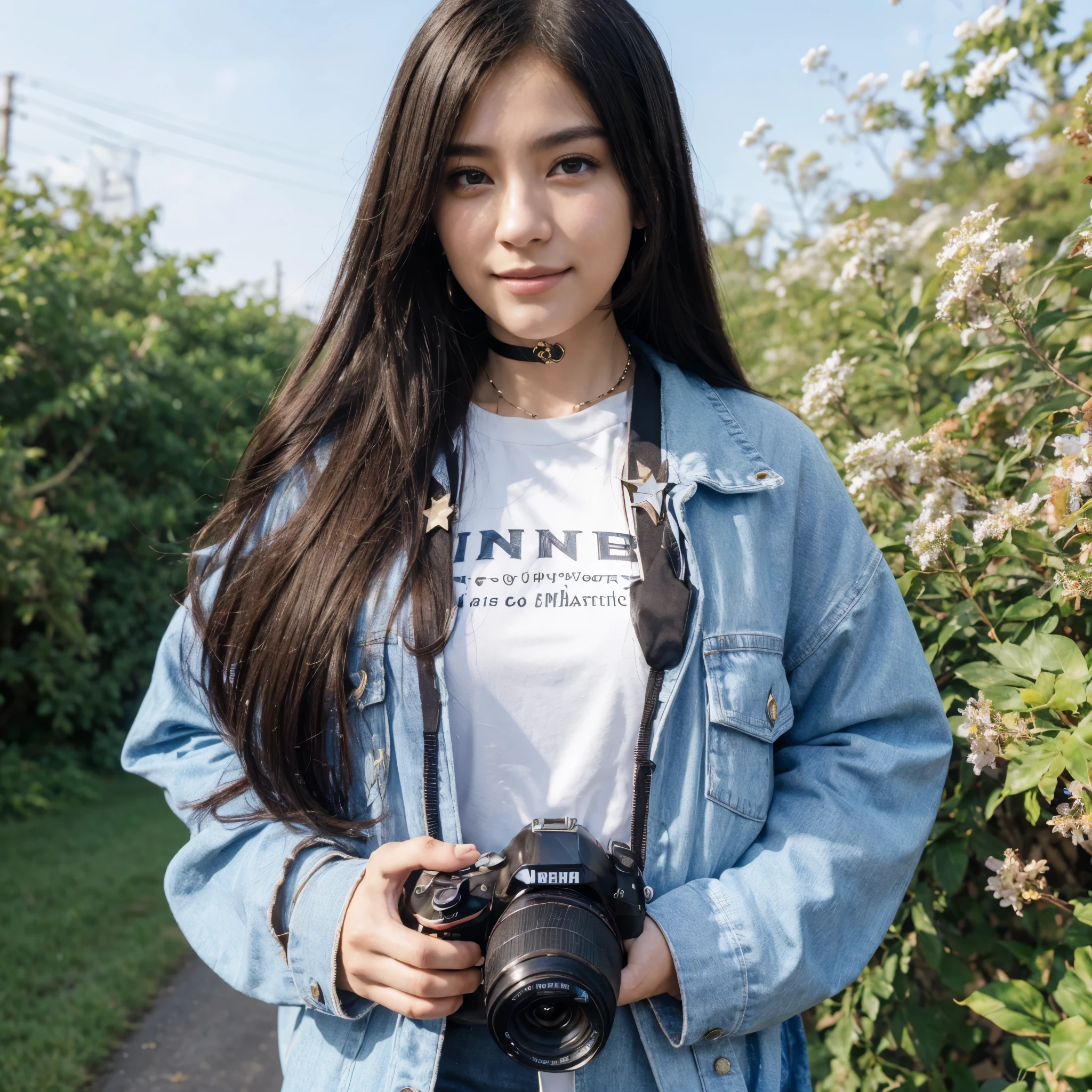 (masterpiece, best quality, highres, ultra-detailed, 8k, 4k), artbook, anime coloring, CG, illustration , fantasy, mksks ,1girl, solo, earring, choker, background is a huge ornate circular pattern, smile, happy looking at viewer, fireworks, stars, night, outdoors, (dutch angle), close up, face focus, upper body, yoimiya (genshin impact)