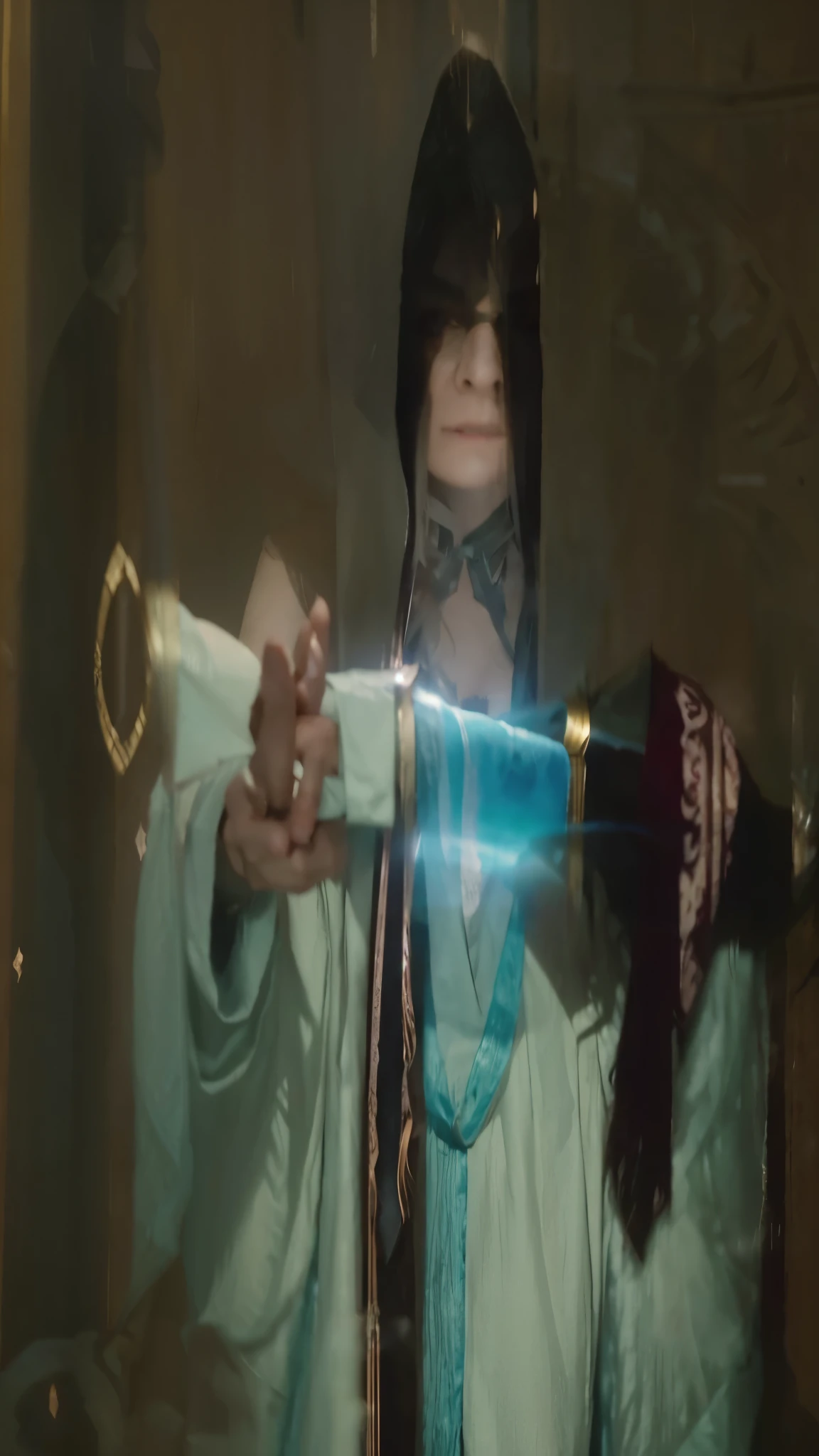 "In the hushed stillness of the night, an assassin cloaked in shadow and clad in armor stands poised for vengeance. Her armor, a testament to years of stealth and skill, whispers tales of unseen battles in the dark.Behind her mask, eyes gleam with determination as she wields a sword wreathed in blue flames and stained with the blood of her enemies. Etched upon its blade, the word 'Revenge' speaks volumes of her unyielding resolve.Each movement speaks of lethal grace, a dance of death honed through countless skirmishes in the shadows. With every step, she inches closer to justice, leaving a trail of fear and retribution in her wake.In the silence of the night, she is more than just an assassin—she is a force of nature, driven by a relentless thirst for retribution. And as she vanishes into the darkness once more, the world trembles, knowing that her quest for vengeance knows no bounds."