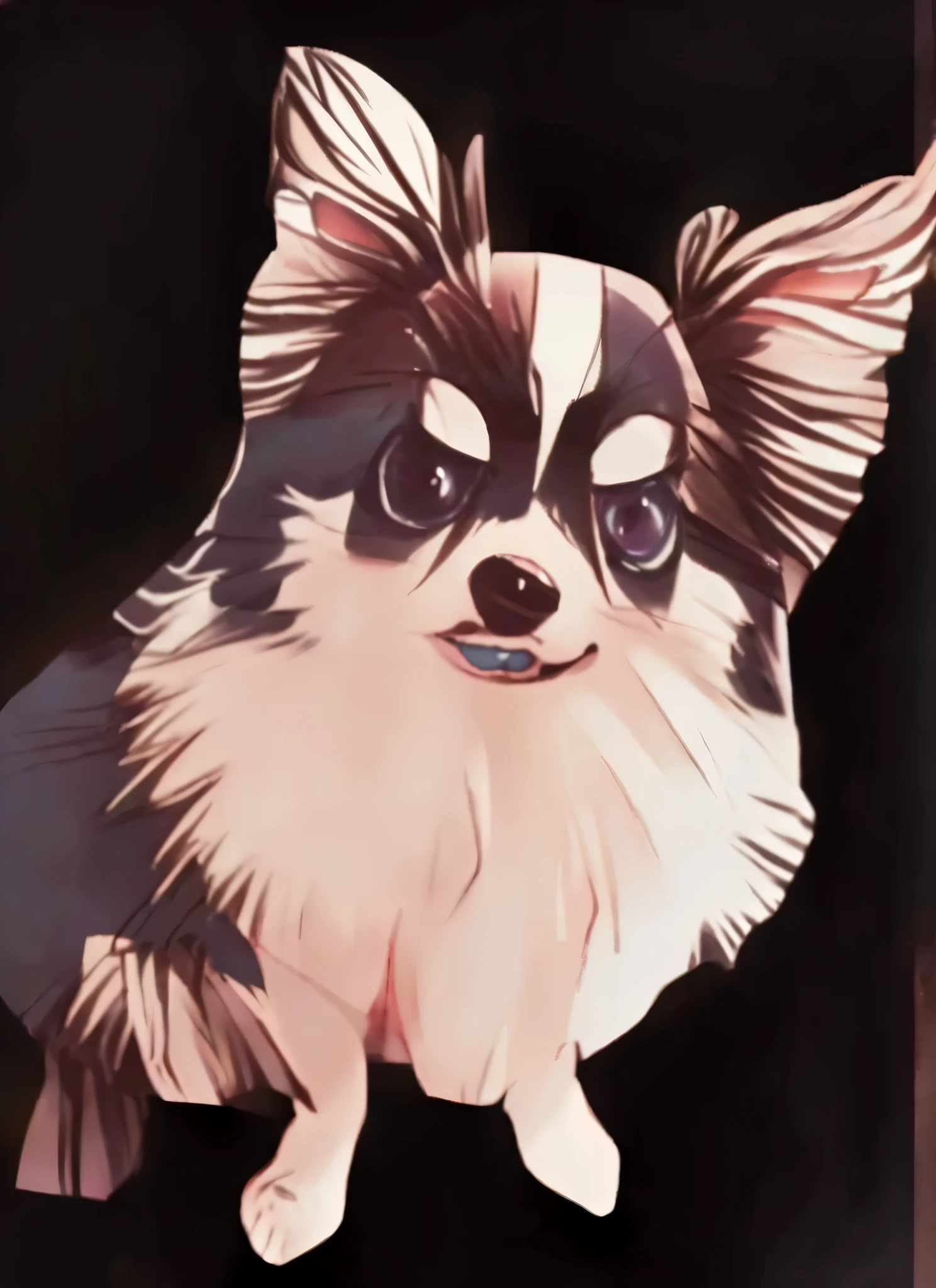 Make it look like an anime character。My name is Mugitaro、I am wearing an apron with my name written on it.。