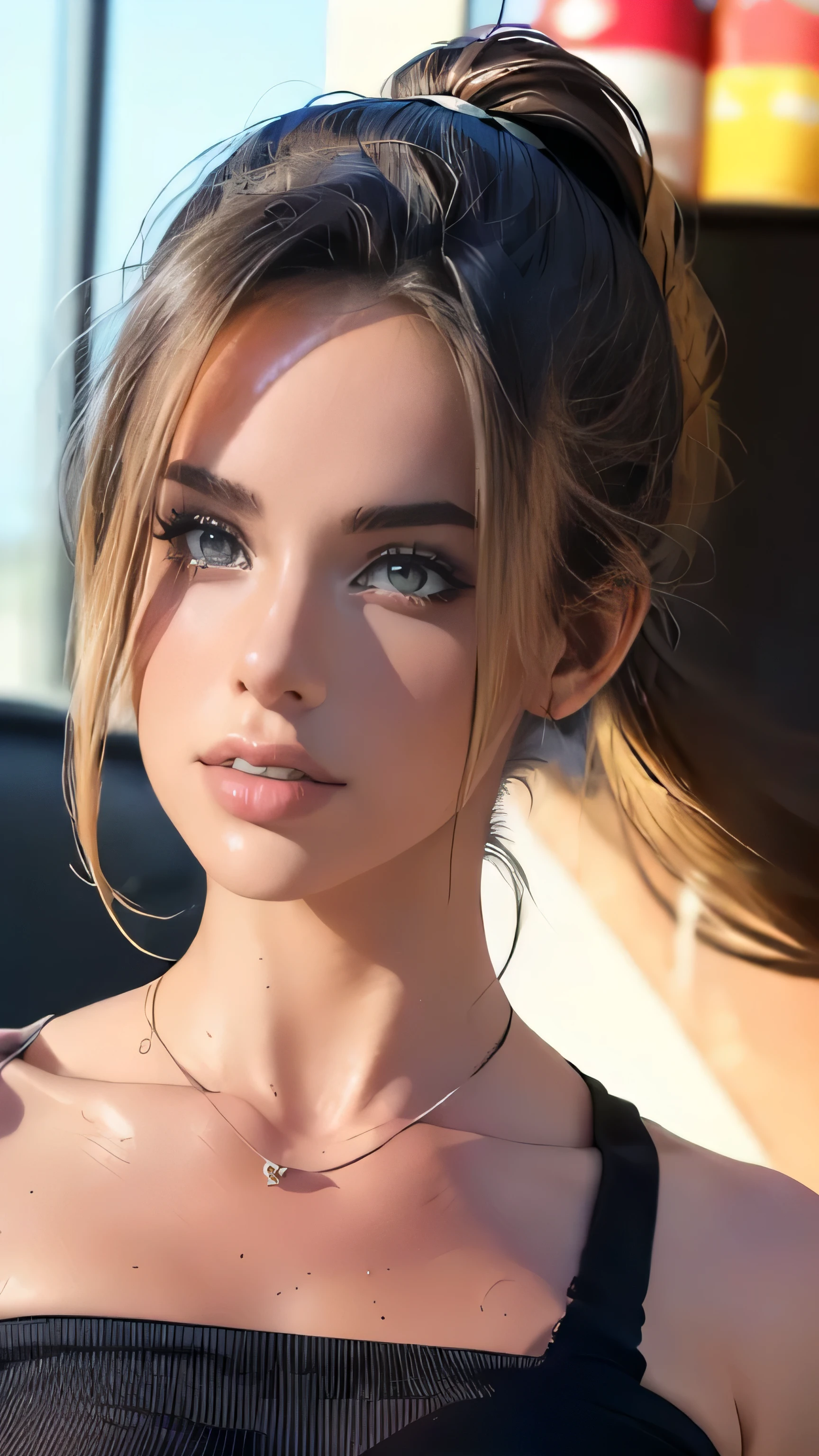 (best quality,4k,8k,highres,masterpiece:1.2),ultra-detailed,(realistic,photorealistic,photo-realistic:1.37),comic book panel ,empty speech bubbles,modern multi panel,superhero,sexy harem girl,sexual, Izabela Ion having , anatomically correct, super detail (dark hair) (pony tail)