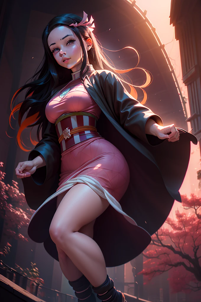 sakura haruno, Shippuden, ((Solo)), Solo, ((forehead the show)), elegante,con una blusa roja de tirantes y una mini falda rosa claro,con tanga salida a las orillas, sakura haruno in Naruto Shippuden, cabello rosado, Delicado, joven, corto, detallado, High Definition, ((cuerpo completo)), cuerpo completo, ((grave)), en un ny , usa, she is a hermoso woman, hermoso, hermoso and nice woman, hermoso, hermoso, alta calidad, ojos afilados, High Definition, afilado, afilado strokes, cinta roja en el pelo,tendencia en artstation, por Rhods, Andreas Rocha, rossdraws, makoto shinkai, laurie greasley, Lois van Baarle, Ilya Kuvshinov y Greg Rutkowski . 4k,HD real