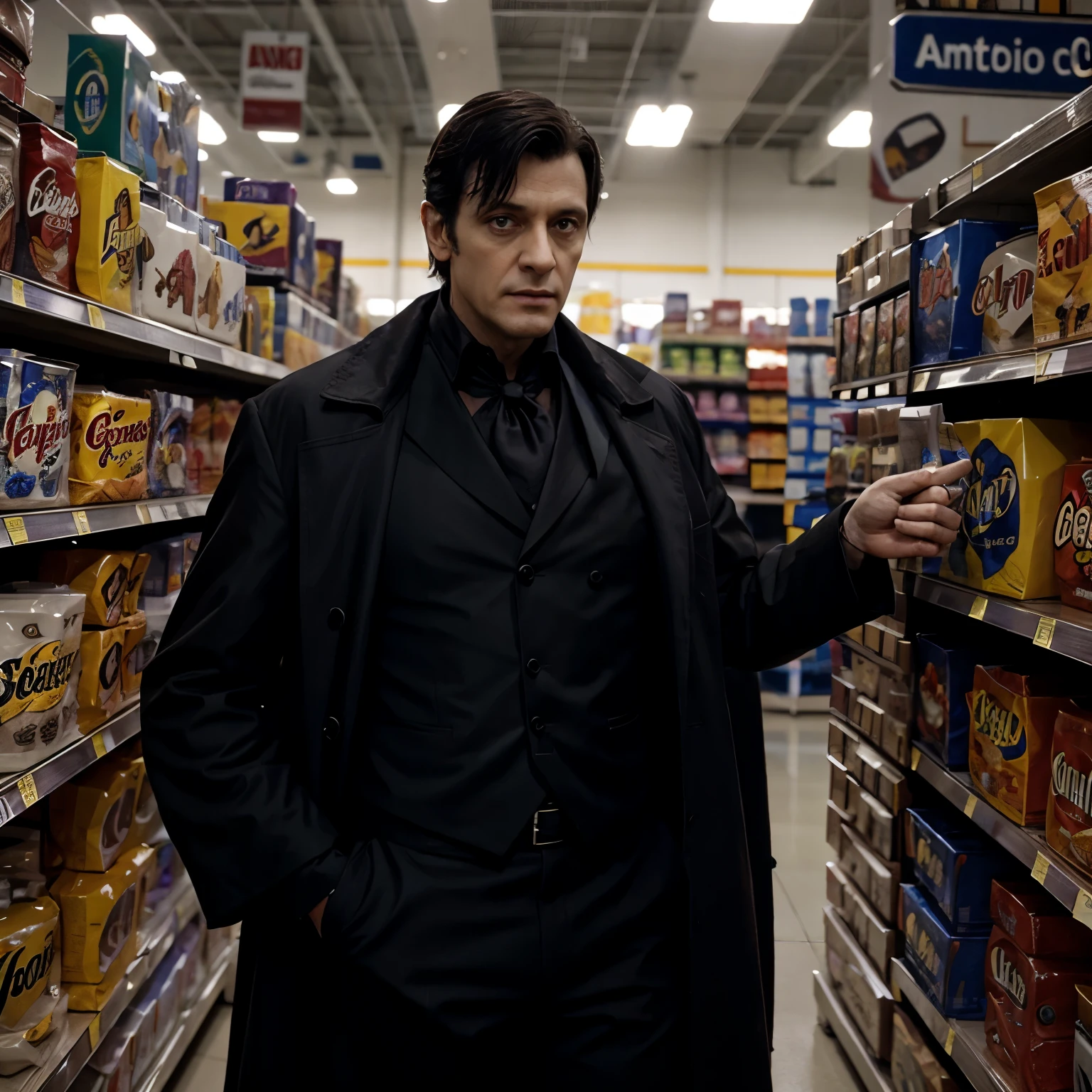 Barnabas Collins in a Walmart