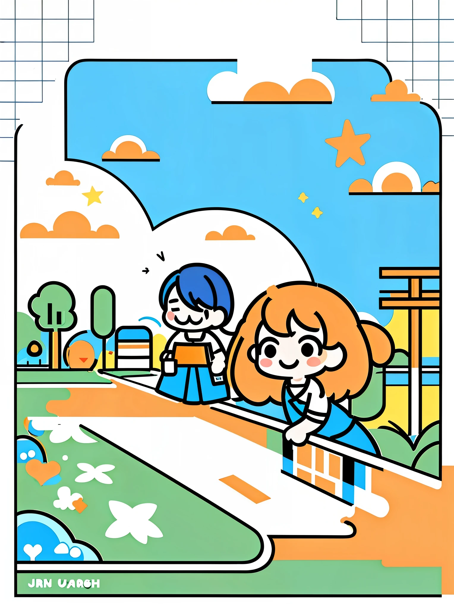UI flat illustration-UI平面插图