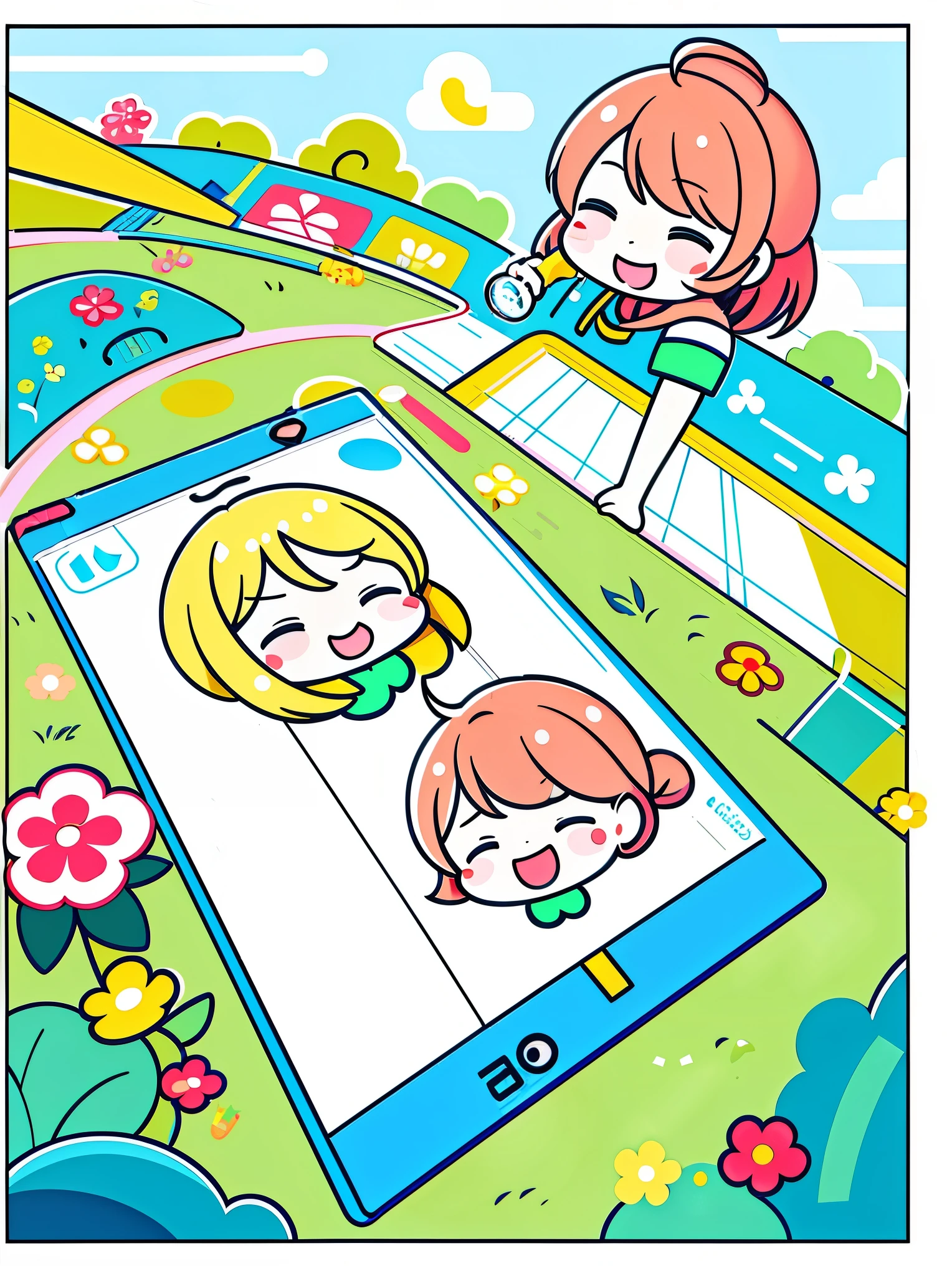 UI flat illustration-UI平面插图