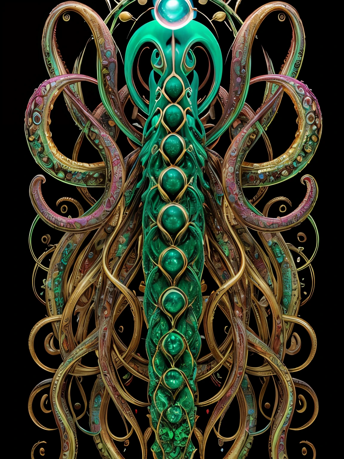 {NEO GOD}{an alien}{Chemicals}{Deities}{vhorrified}{Deities々Right}{Beautiful shape}{an oil painting}{hight resolution}{devastated}{Buddha}{Rainbow flesh}{Ultimate form}{Another dimension}{kosmos}{mistic}masterpiece , best quality , ultra-detailed{cthulhu mythos}{goddes}{MuCoi}{mucous membrane}{tentaculata}{worm}{Nyarlathotep}{High Quality}{symmetry}
