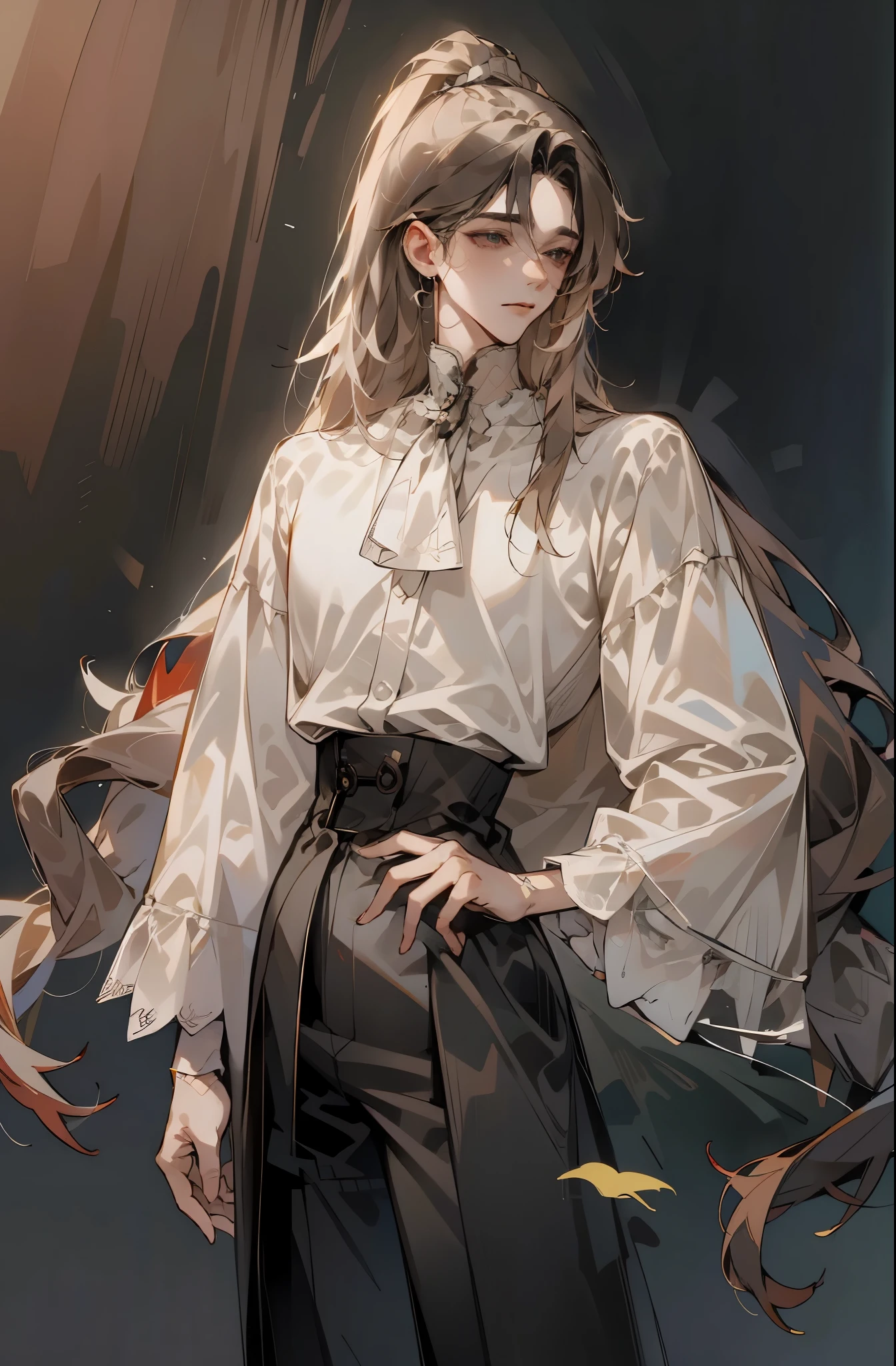 perfectly detailed face; androgenous prince face