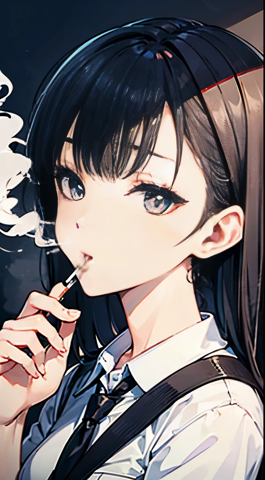 blowjob、smoke a cigarette