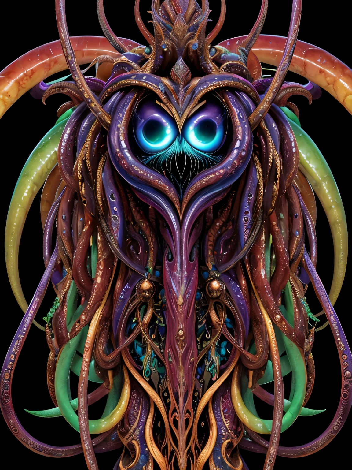 ｛NEO GOD｝｛an alien｝｛Chemicals｝｛Deities｝｛vhorrified｝｛Deities々Right｝｛Beautiful shape｝｛an oil painting｝｛hight resolution｝｛devastated｝｛Buddha｝｛Rainbow flesh｝｛Ultimate form｝｛Another dimension｝｛kosmos｝｛mistic｝masterpiece , best quality , ultra-detailed｛cthulhu mythos｝｛goddes｝｛MuCoi｝｛mucous membrane｝｛tentaculata｝｛worm｝｛Nyarlathotep｝｛High Quality｝｛symmetry｝