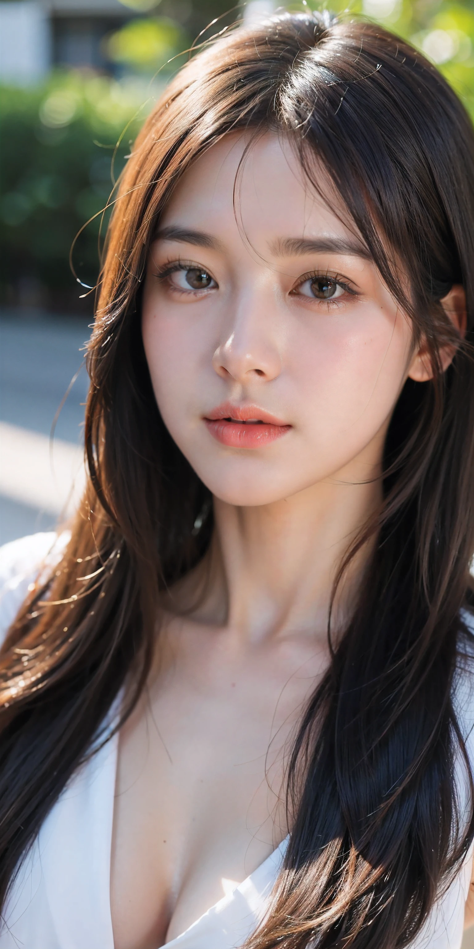 极多suckers,suckers,Image gallery,The most beautiful girl here,Upper body close-up,The picture is extremely realistic,(Very detailed),Add details,再Add details,(Very realistic skin textures),Increases skin texture,The sun shines,hair enhancement。suckers,More realistic,More ray tracing,Very detailed three-dimensional lighting,Contour enhancement,clarity enhancement,Fully clear portraits。