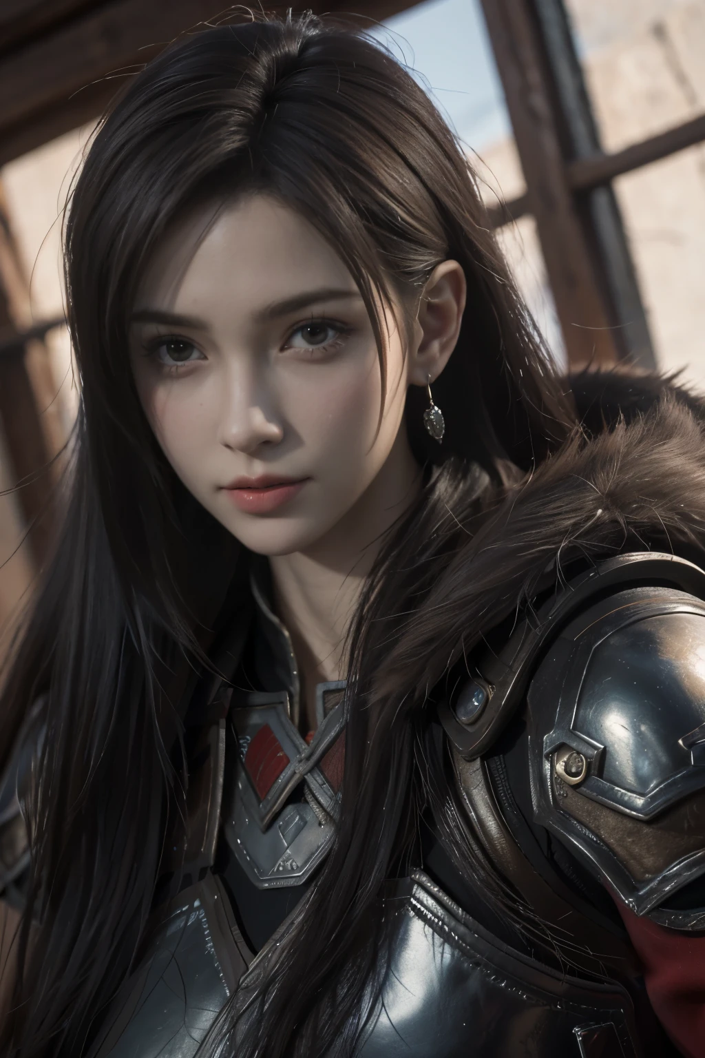 Game art,The best picture quality,Highest resolution,8K,(A bust photograph),(Portrait),(Head close-up),(Rule of thirds),Unreal Engine 5 rendering works, (The Girl of the Future),(Female Warrior),
20岁少女,((Hunter)),An eye rich in detail,(Big breasts),优雅高贵,冷漠,勇敢的,
(Medieval-style fur combat clothing,Glowing magic lines,Animal skin clothing with rich details),Medieval Lady Knight,Medieval ranger,
拍照姿势,简单背景,Movie lights,Ray tracing,Game CG,((3D Unreal Engine)),oc渲染反射纹