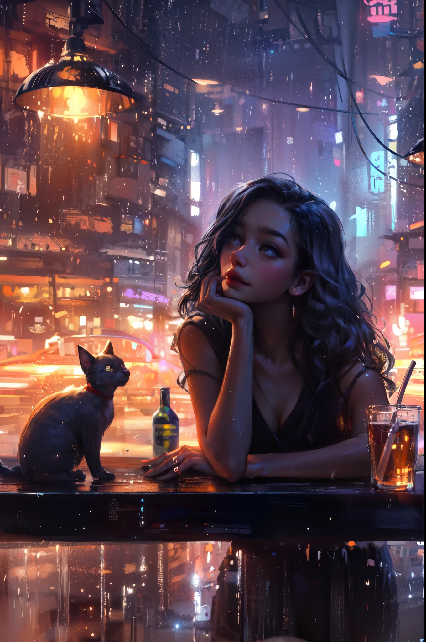 Highest quality,The perfect masterpiece,Perfect artwork,8K,Delicate face,(hakuhatsu:1.3), pearl illusion,Cyberpunk,fashion trend,3s material,high-definition,detail representation,c4d,3D,octane rendering,ray tracing,complex details,animated lighting,OCrenderer,8k,