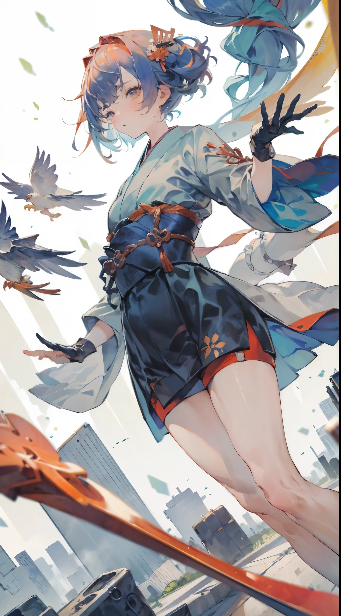 absurdres, highres, ultra detailed, (1girl:1.3), BREAK , Create a minimalist design, with clean lines, simple shapes, and a focus on composition and balance. BREAK , Capture an agent of chaos, with the power to disrupt order, spread confusion, and thrive in unpredictable situations. BREAK , Capture a low-light image, with minimal lighting and a focus on the subtle details and atmosphere of the scene. BREAK , Capture an urban cityscape, featuring towering buildings, bustling streets, and a dynamic atmosphere. BREAK , Create a scene of children playing, capturing their innocence, energy, and sense of wonder and exploration. BREAK , Create an image inspired by the beauty of Japanese ukiyo-e, with delicate lines, flat colors, and an emphasis on pattern and composition.