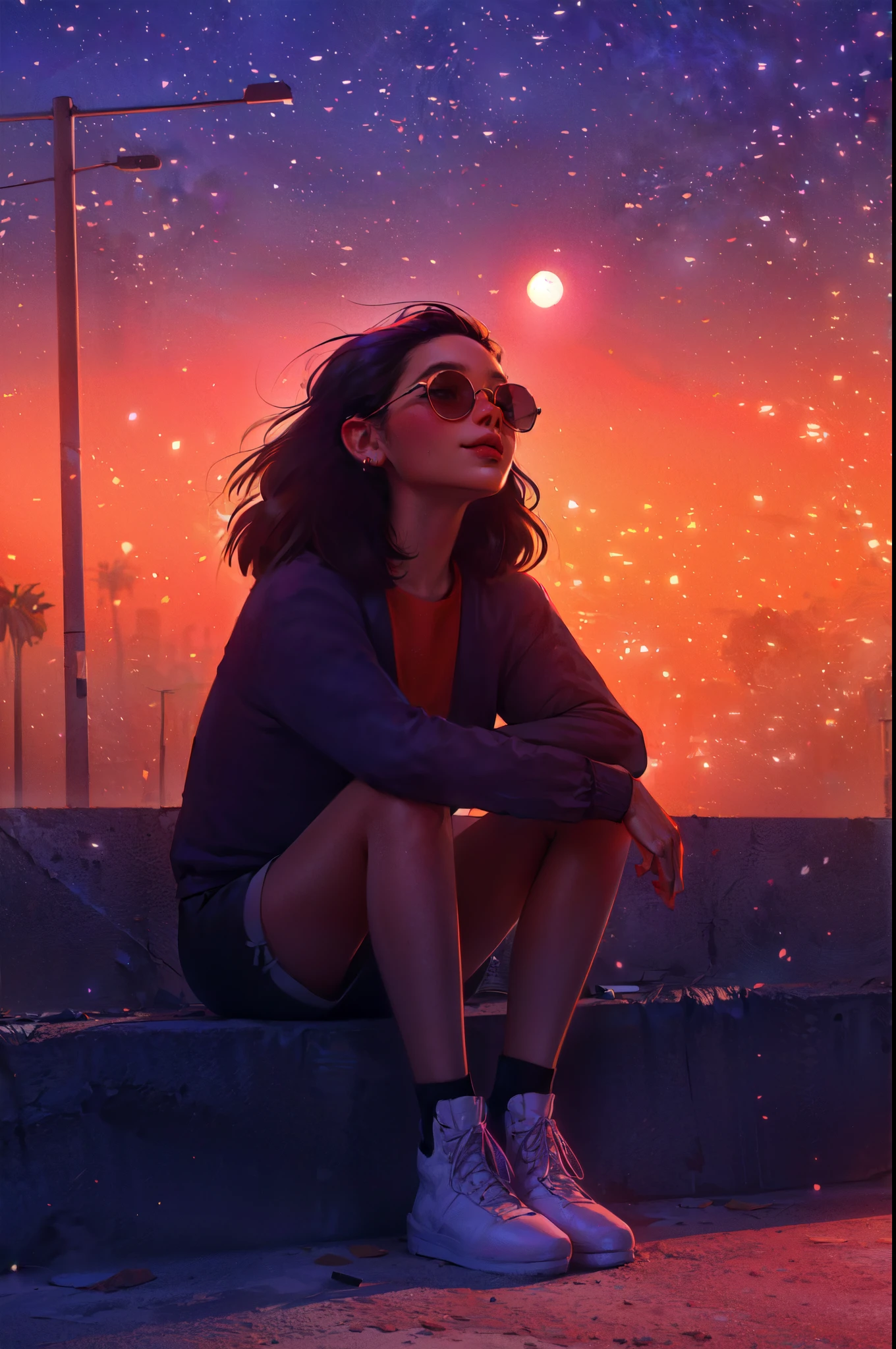 Highest quality,The perfect masterpiece,Perfect artwork,8K,Delicate face,(hakuhatsu:1.3), pearl illusion,Cyberpunk,fashion trend,3s material,high-definition,detail representation,c4d,3D,octane rendering,ray tracing,complex details,animated lighting,OCrenderer,8k,