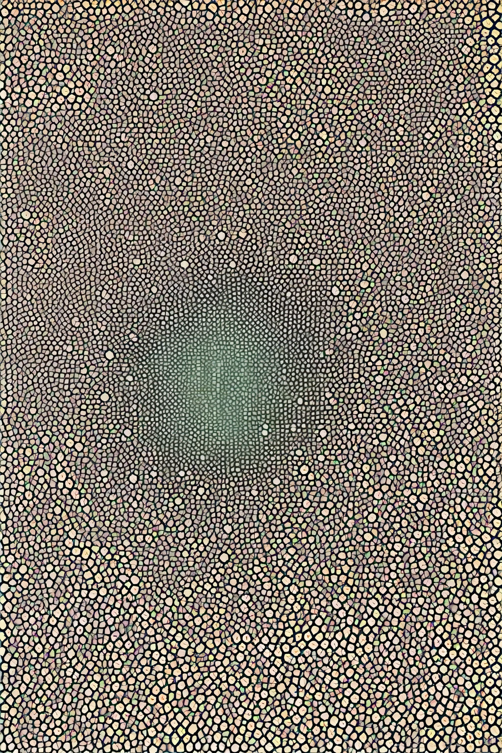 absurd, High resolution, Super detailed, (1 girl:1. 2), dot painting techniques, Dotted shadow, intricate details, Small dots, texture effect, subtle gradients, Fascinating craftsmanship, Infrared photography, Another world's tone, surreal landscape, Invisible light, fantastic shine, bright colors, Phantom effect