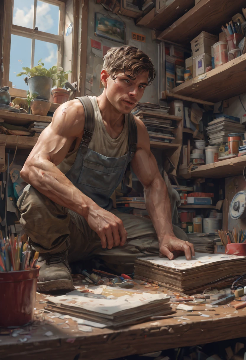 Detailed Illustration, by Tim Blandin, best quality, masterpiece, Ultra high detail, 8k