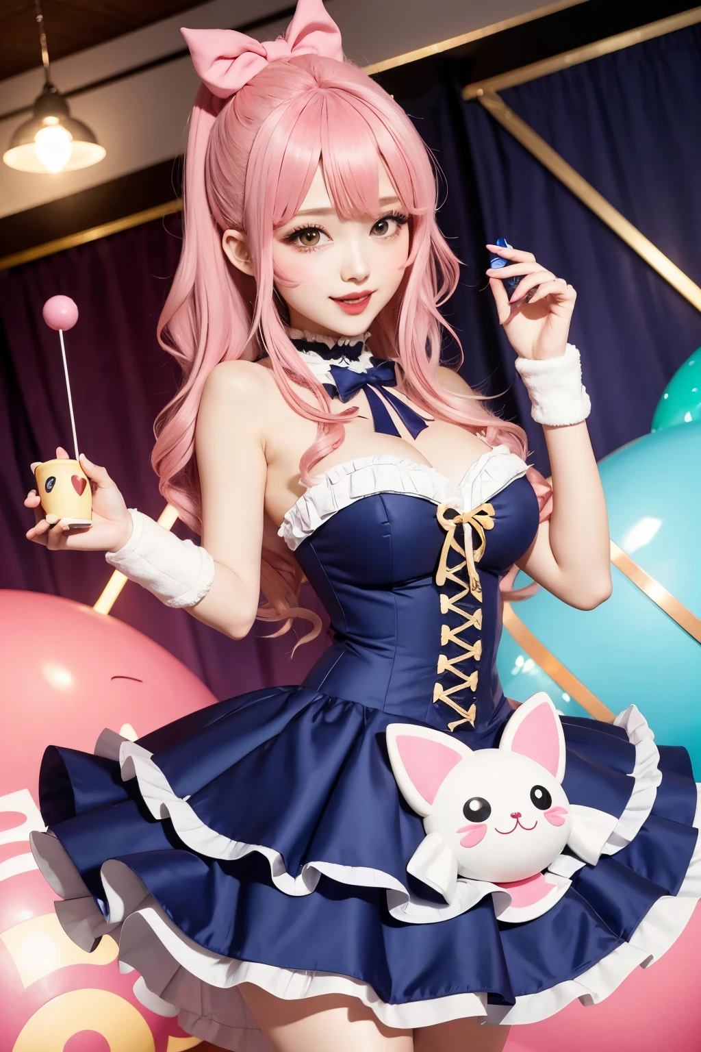 Derpixon, 2d, style anime, party game, bon bon and chu chu