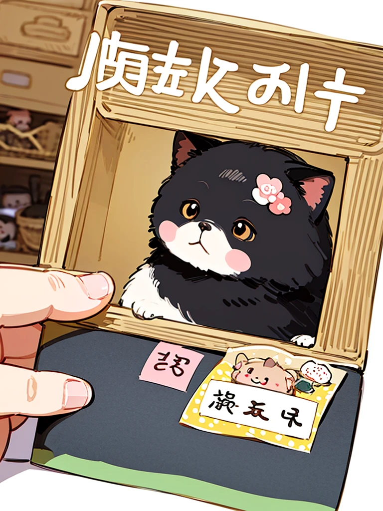 there are many different animals and words written in chinese, hand painted cartoon art style, art cover, kawaii cutest sticker ever, sticker illustration, by Shiba Kōkan, by Kōno Michisei, cute features, 中 元 节, by Gusukuma Seihō, stickers illustrations, cute characters