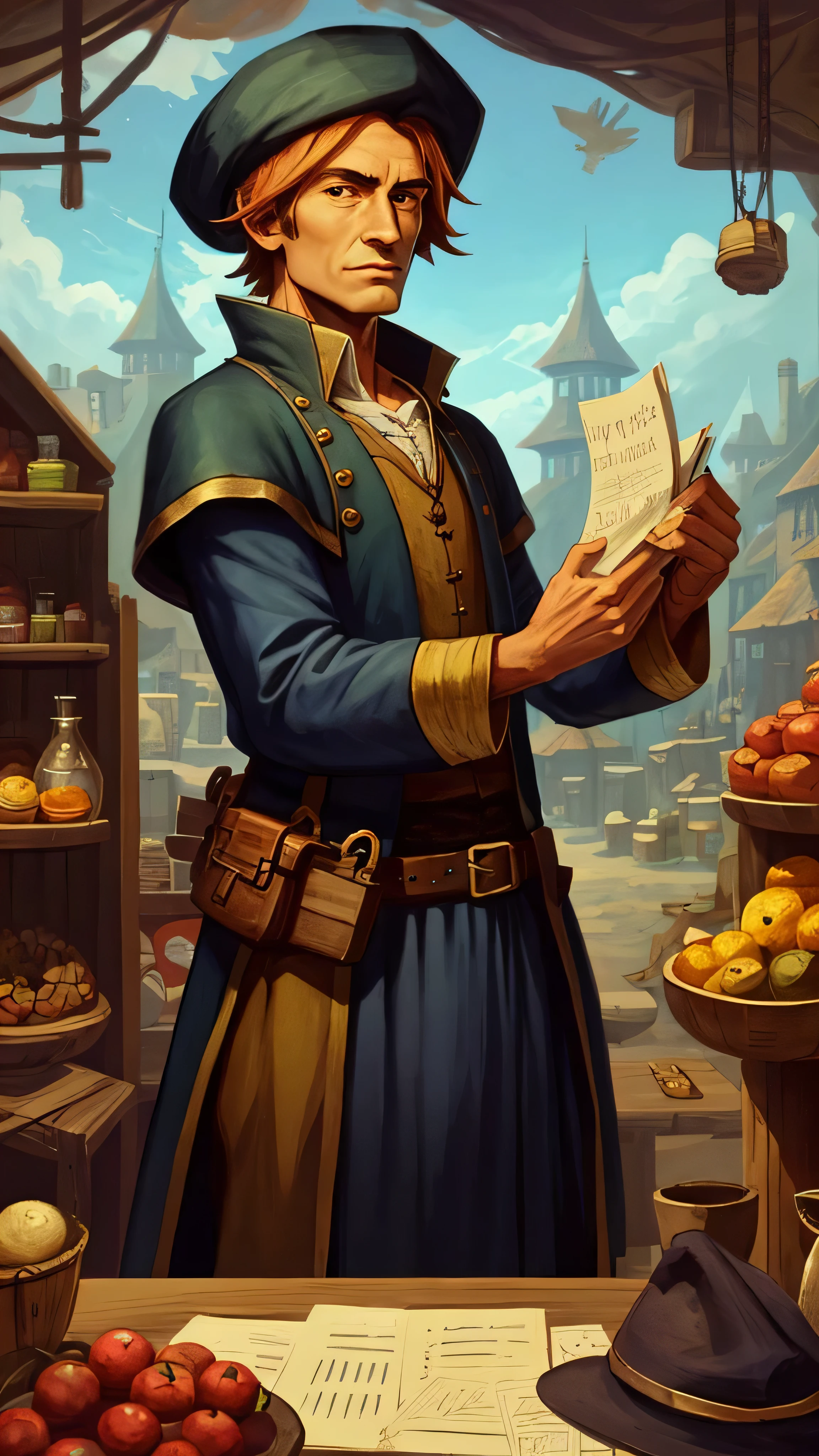A rich merchant