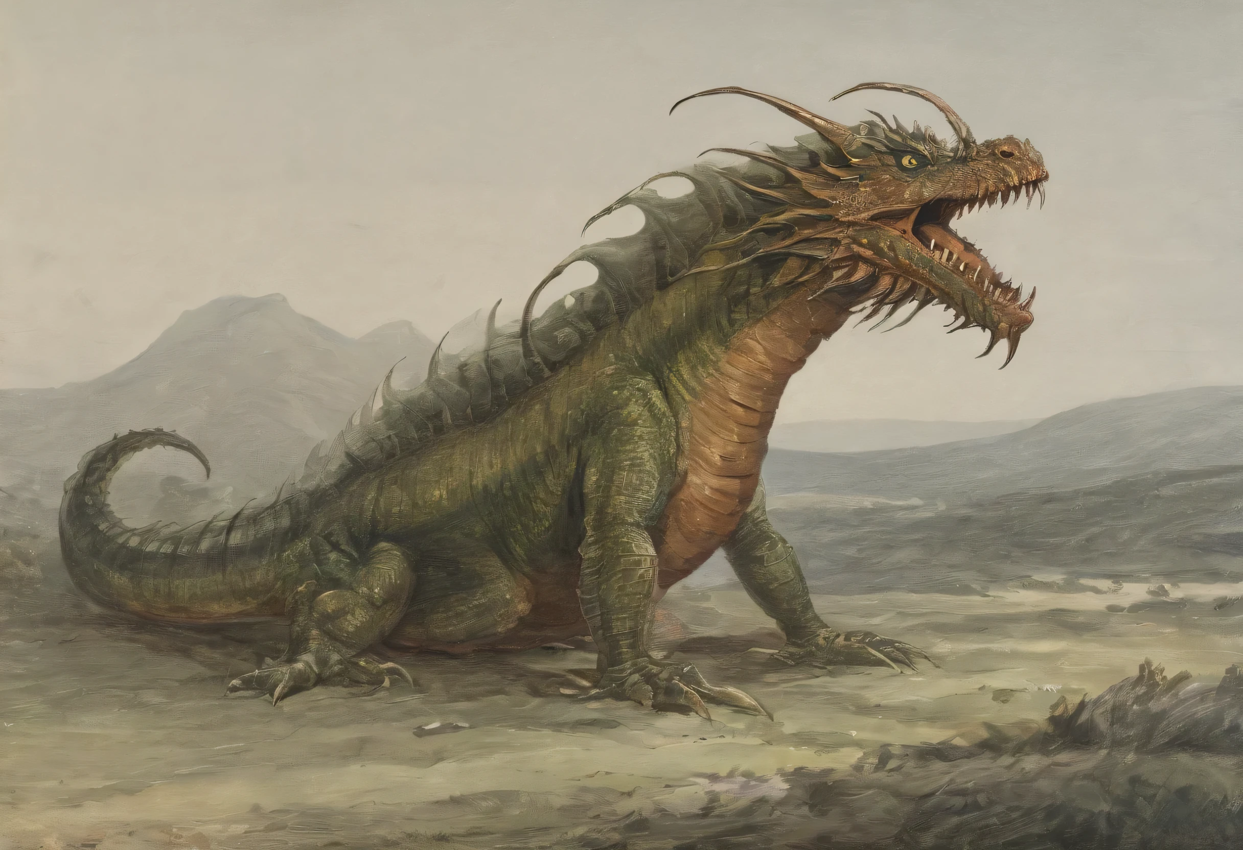 monstre ver dragon, Tolkien's way