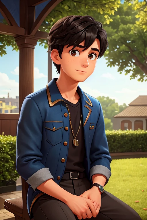 (masterpiece, best quality, ultra detailed), (high detail, hyper detailed), 25 year old boy sitting in a park on grass with blue sky, park with people around, dark brown eyes, happy, adult teenager, black hair plain, white long sleeve shirt, clear focus (clutter - house: 0.8), (masterpiece: 1.2) (Realistic: 1.2) (Bokeh) (Best quality) (Detailed look: 1.3) ( Intricate Details) (8K) (Eye Detail) (Sharp Focus)