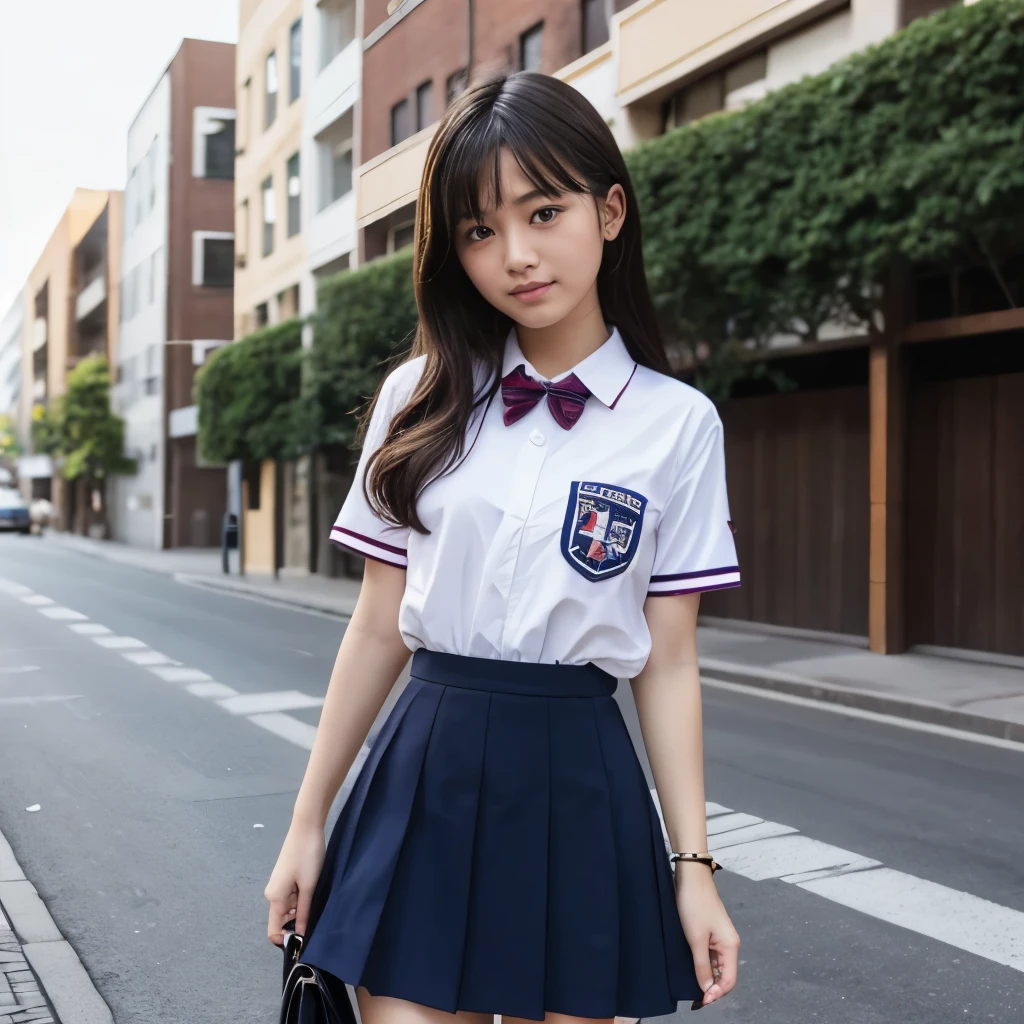 high school girl、multiple、peek under the skirt