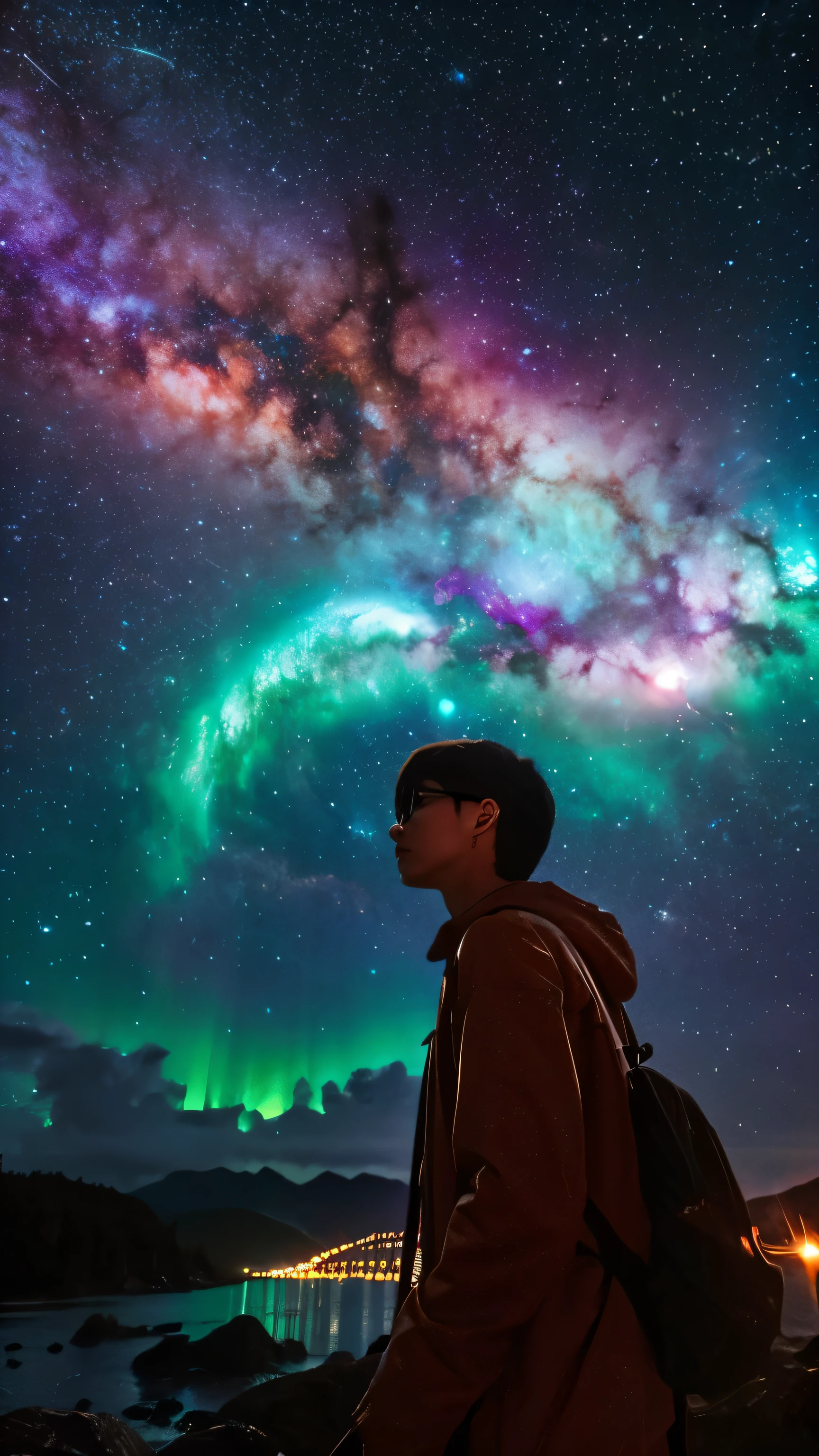 supernova Earth light