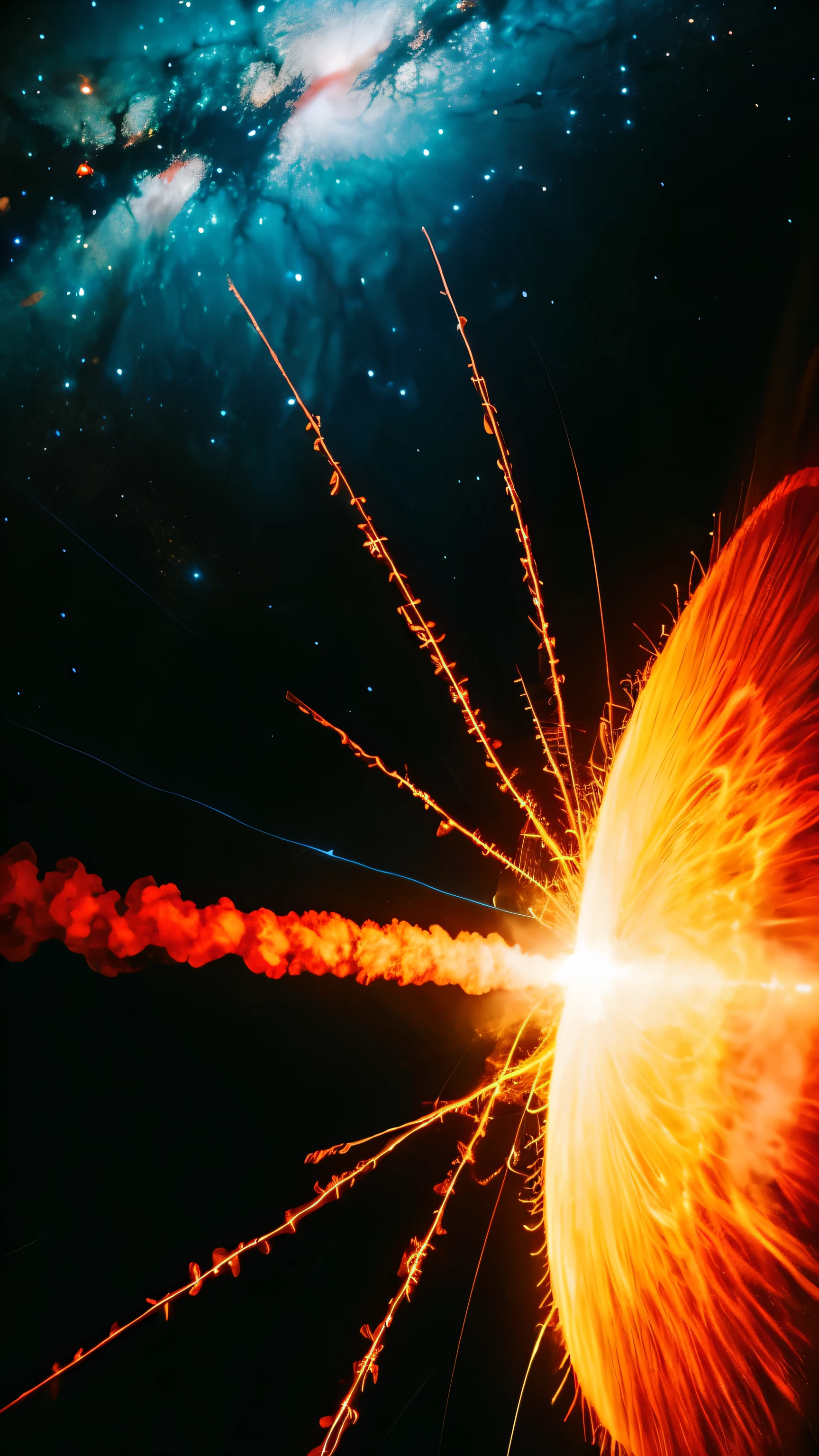 supernova spaceship light