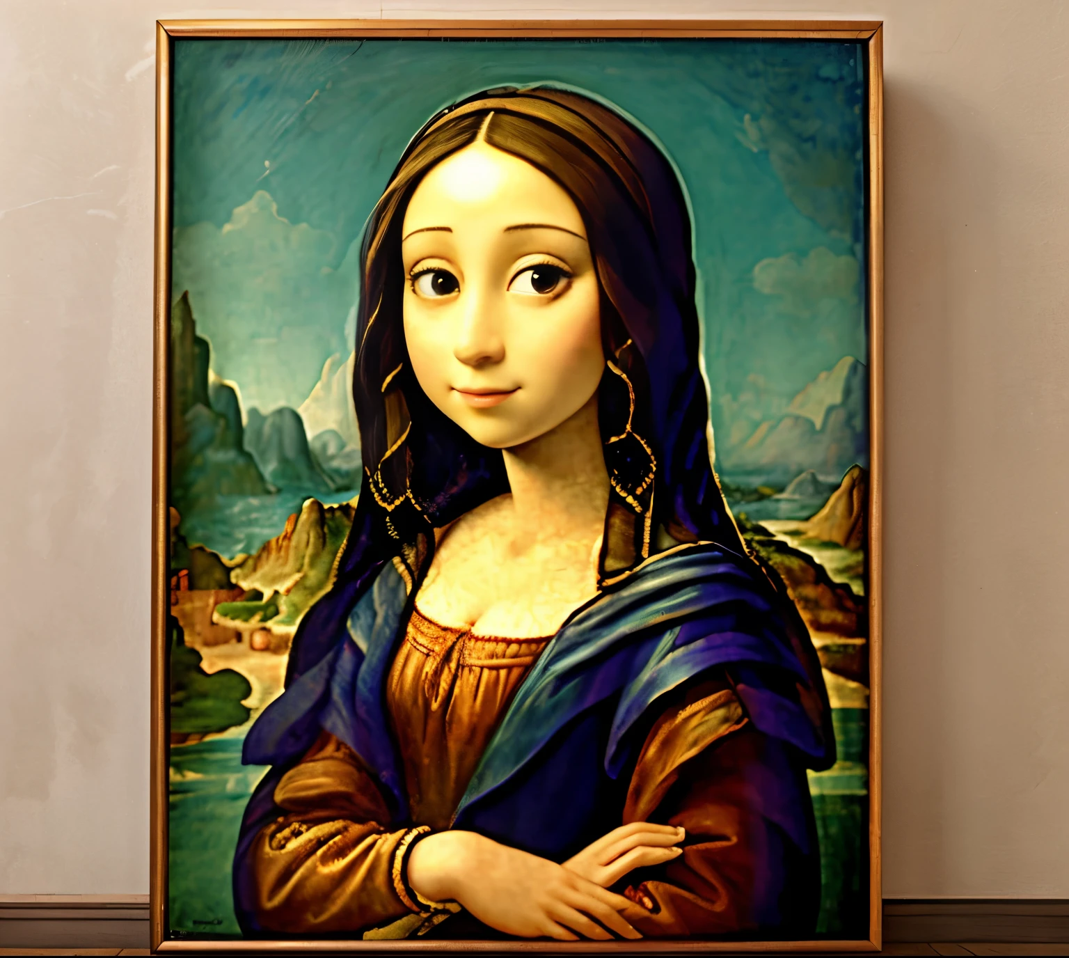 Mona Lisa, style of Leonardo da Vinci