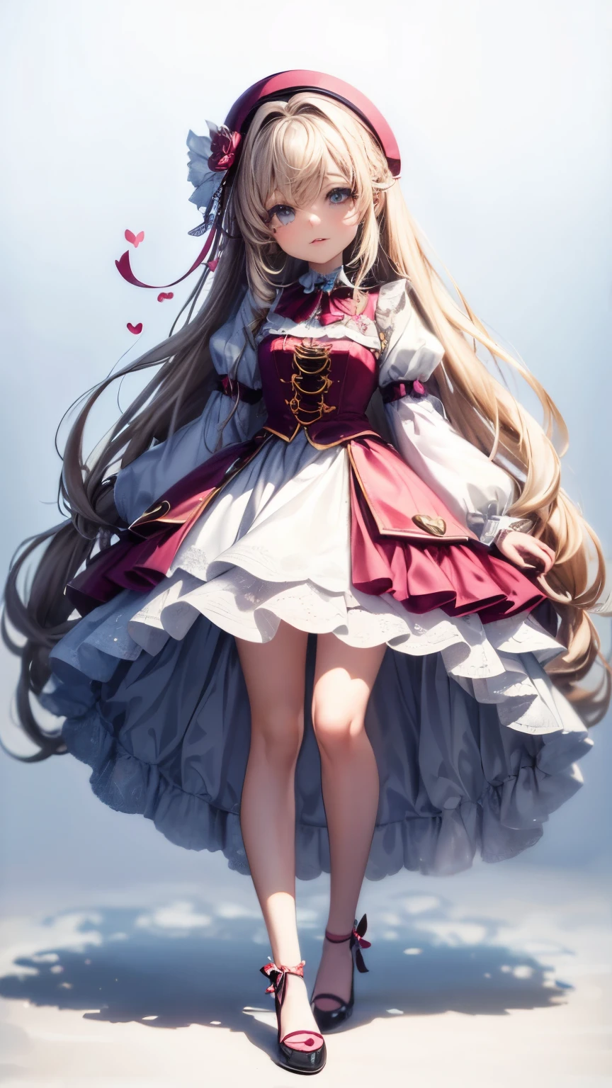 Create a Cute Valentine Themed Cute Chibi Afro Dread Style Doll Outfit.., Each piece includes lots of detail and 8K resolution... all dolls are、You need to follow a solid and complete background pattern of the image.., program (whole body, including the feet: 1.5)
little valentine doll: Please call me Marina... she must have little pastel purple and brown hair... Eyes should be large and expressive.., It has long eyelashes and rosy cheeks... delicate white smile. Marina had to wear a costume.., Luxury Hats. she should bring valentine decorations... Clothesにディテールを追加することを忘れないでください.., love button & Pouch.., nice shoes don't forget to add shadow.., hair texture and detail, Clothes, Cutier、to make it more attractive...