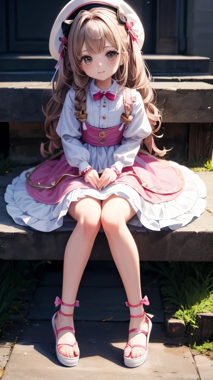 Create a Cute Valentine Themed Cute Chibi Afro Dread Style Doll Outfit.., Each piece includes lots of detail and 8K resolution... all dolls are、You need to follow a solid and complete background pattern of the image.., program (whole body, including the feet: 1.5)

little valentine doll: Please call me Marina... she must have little pastel purple and brown hair... Eyes should be large and expressive.., It has long eyelashes and rosy cheeks... delicate white smile. Marina had to wear a costume.., Luxury Hats. she should bring valentine decorations... Clothesにディテールを追加することを忘れないでください.., love button & Pouch.., nice shoes don&#39;t forget to add shadow.., hair texture and detail, Clothes, Cutier、to make it more attractive...