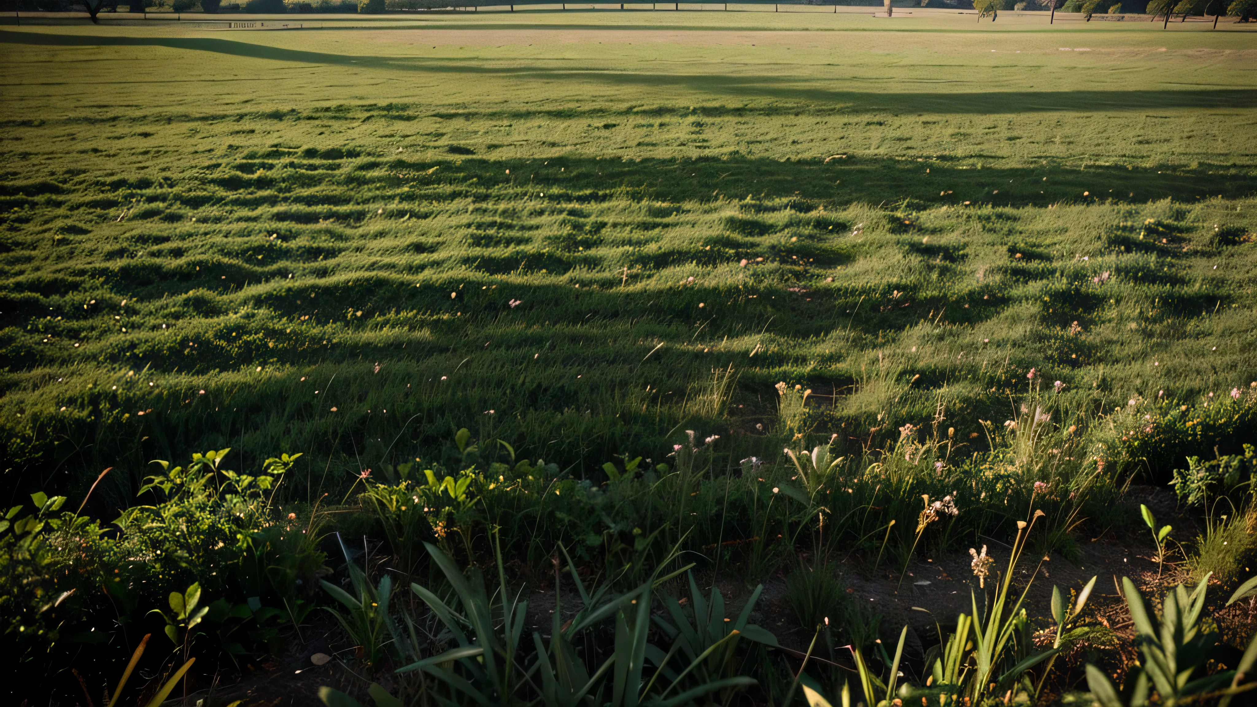 green gras field