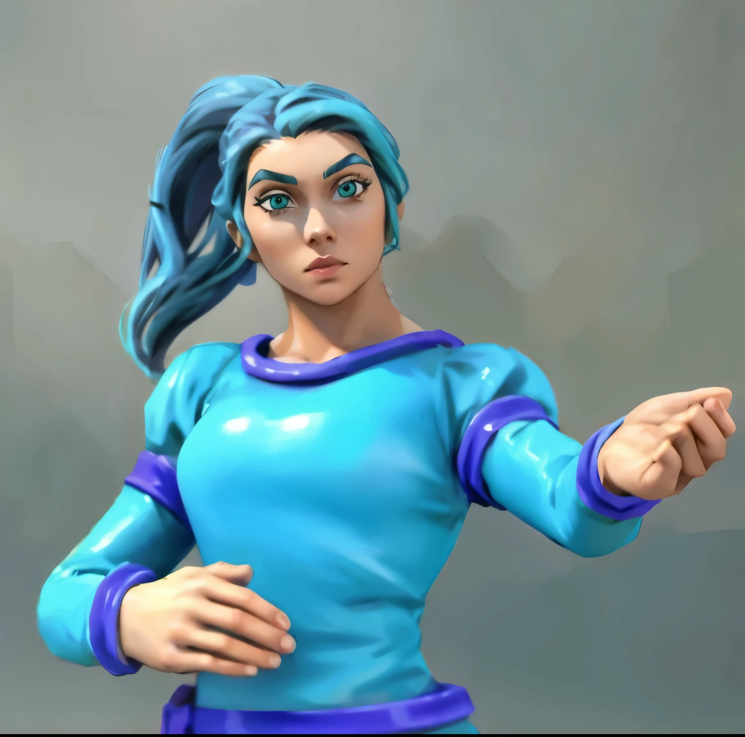 Anime style woman