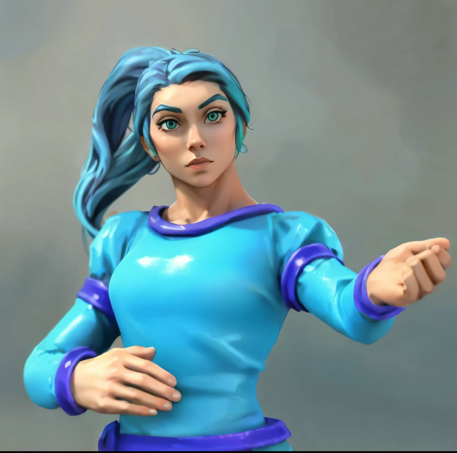 Anime style woman