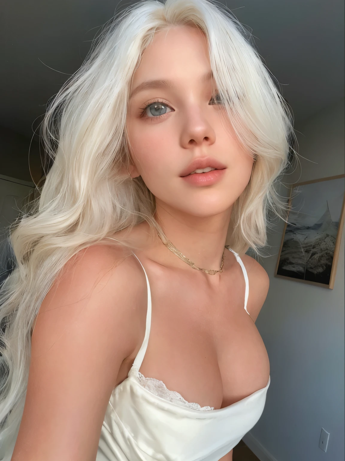 blond woman con pelo largo y blanco and a white bra top, chica perfecta de pelo blanco, su cabello es blanco, pelo rubio blanco, color de pelo blanco, chica con pelo blanco, pale skin curly blonde hair, cabello largo rubio platino, cabello rubio platino, pelo blanco que fluye, con pelo largo y blanco, hermoso cabello blanco, Cabello blanco rizado, long pelo blanco que fluye