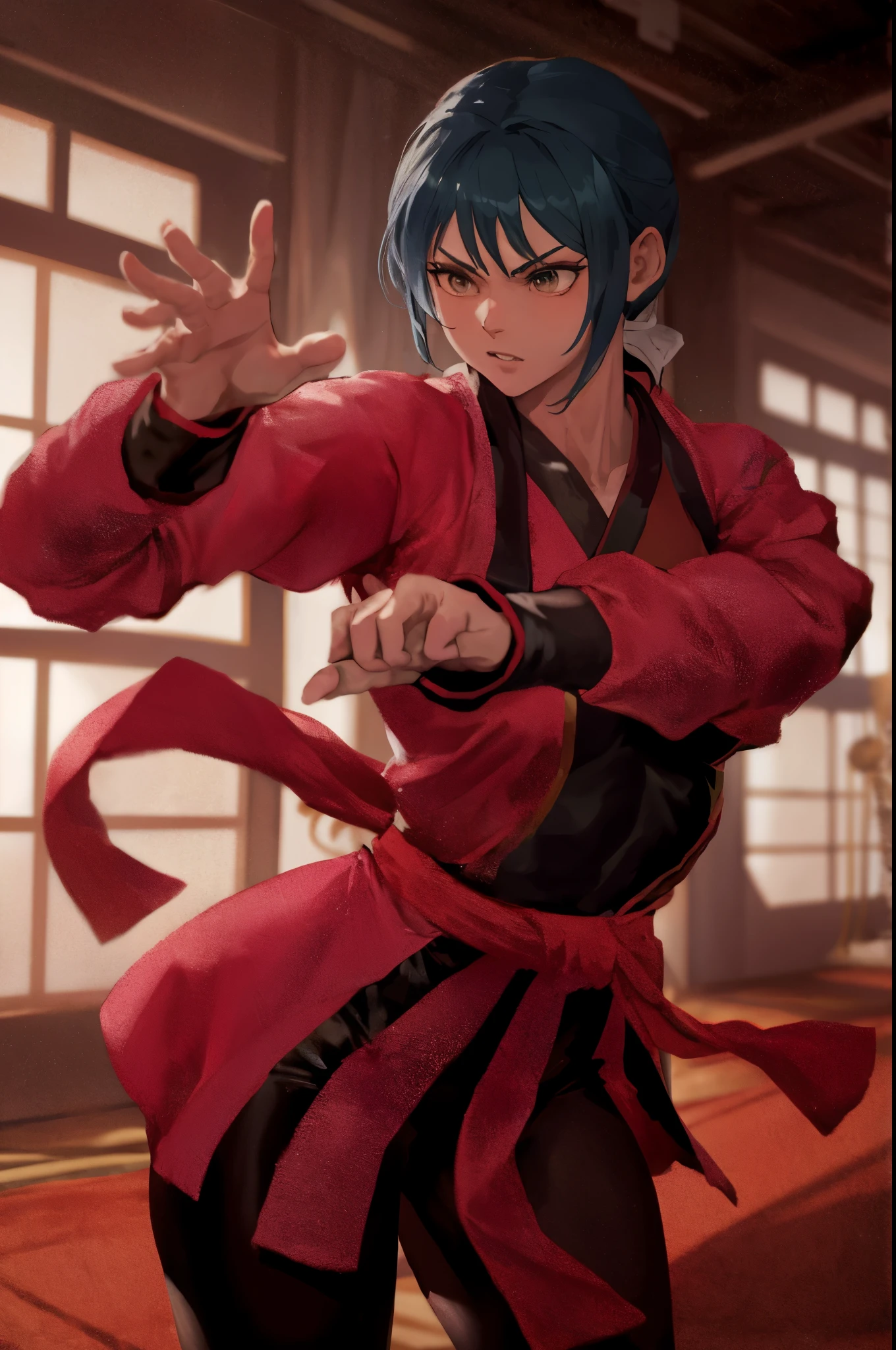 dojo, pose de vitoria, king of fighters