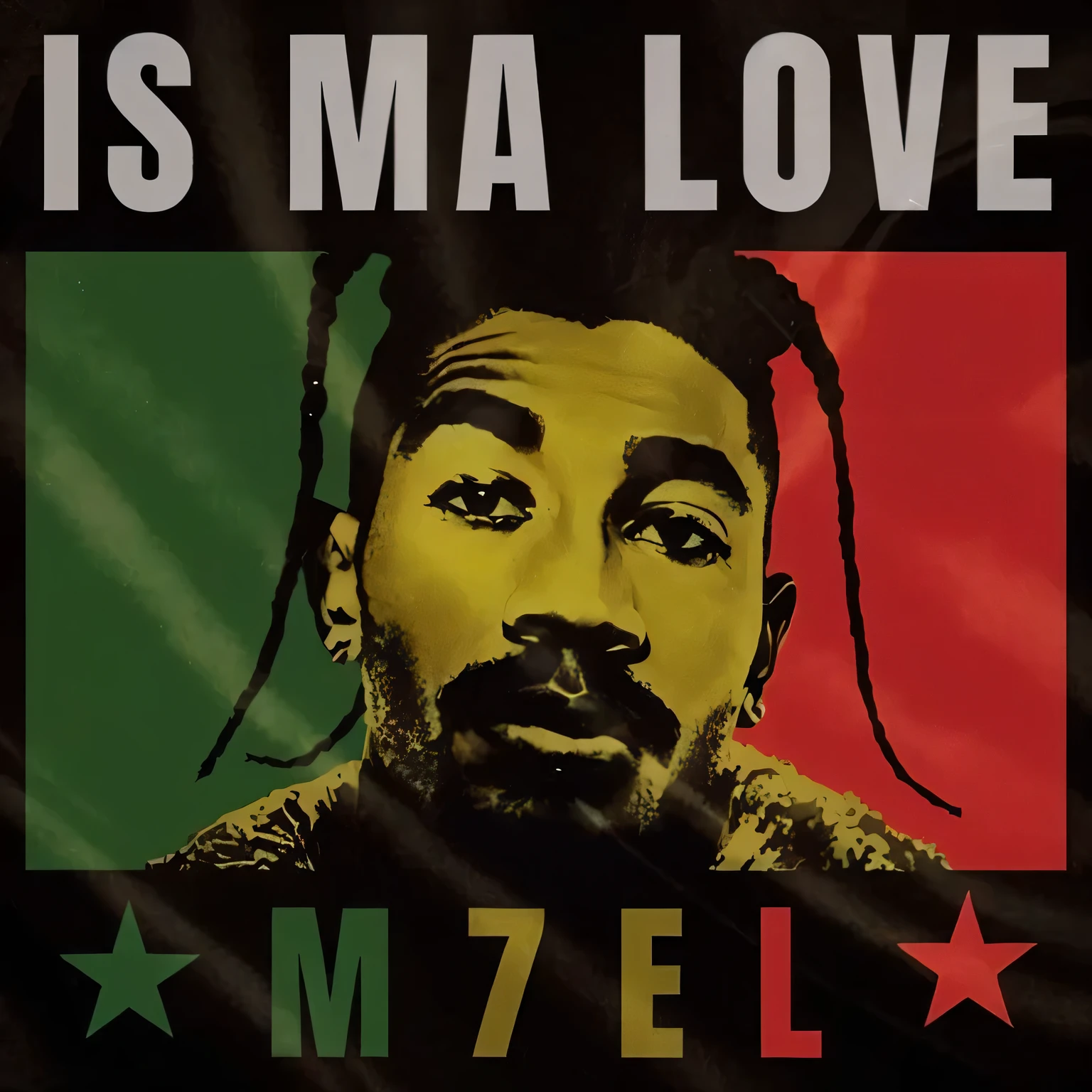 Araffe is a man with dreadlocks and a star on his chest, 💣 💥💣 💥, Direction: Mustafa Rakim, 17m, album cover, lovers laboratory, new album cover, arte oficial, Rasta, album, 💣 💥, album art cover, Arte do Cabo, Reggae, album cover!, inspired Direction: Mustafa Rakim, They are in love