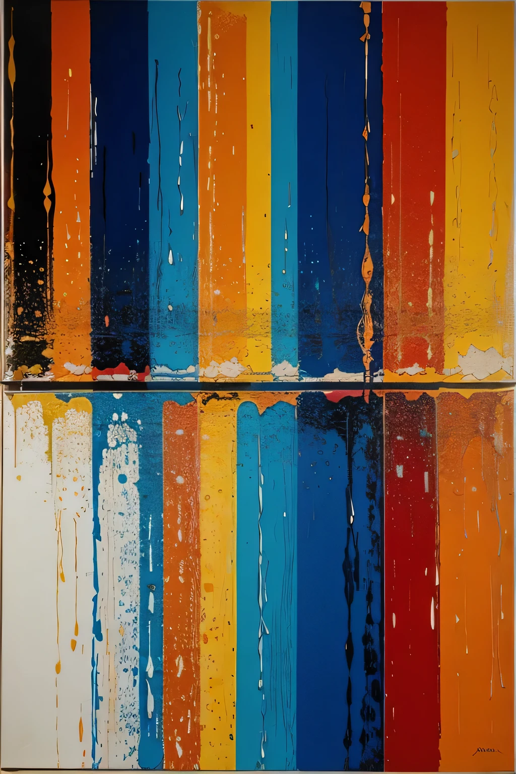 artistic painting in abstractionist style